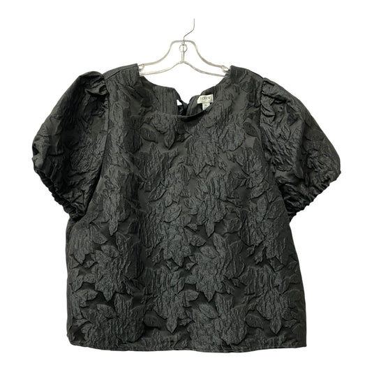 Top Ss By J. Crew In Black, Size:Xl