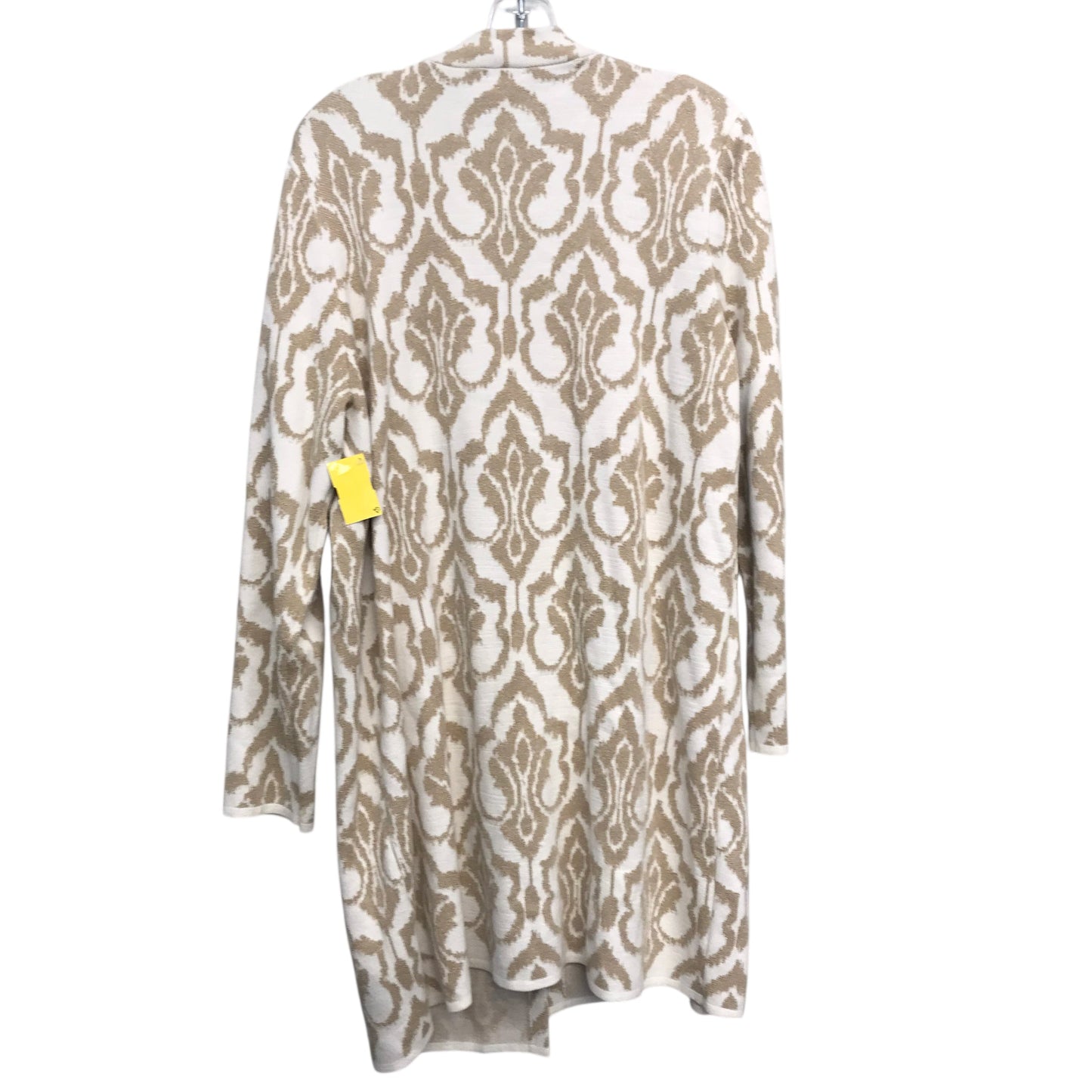 Cardigan By Chicos In Brown & Cream, Size:Xl