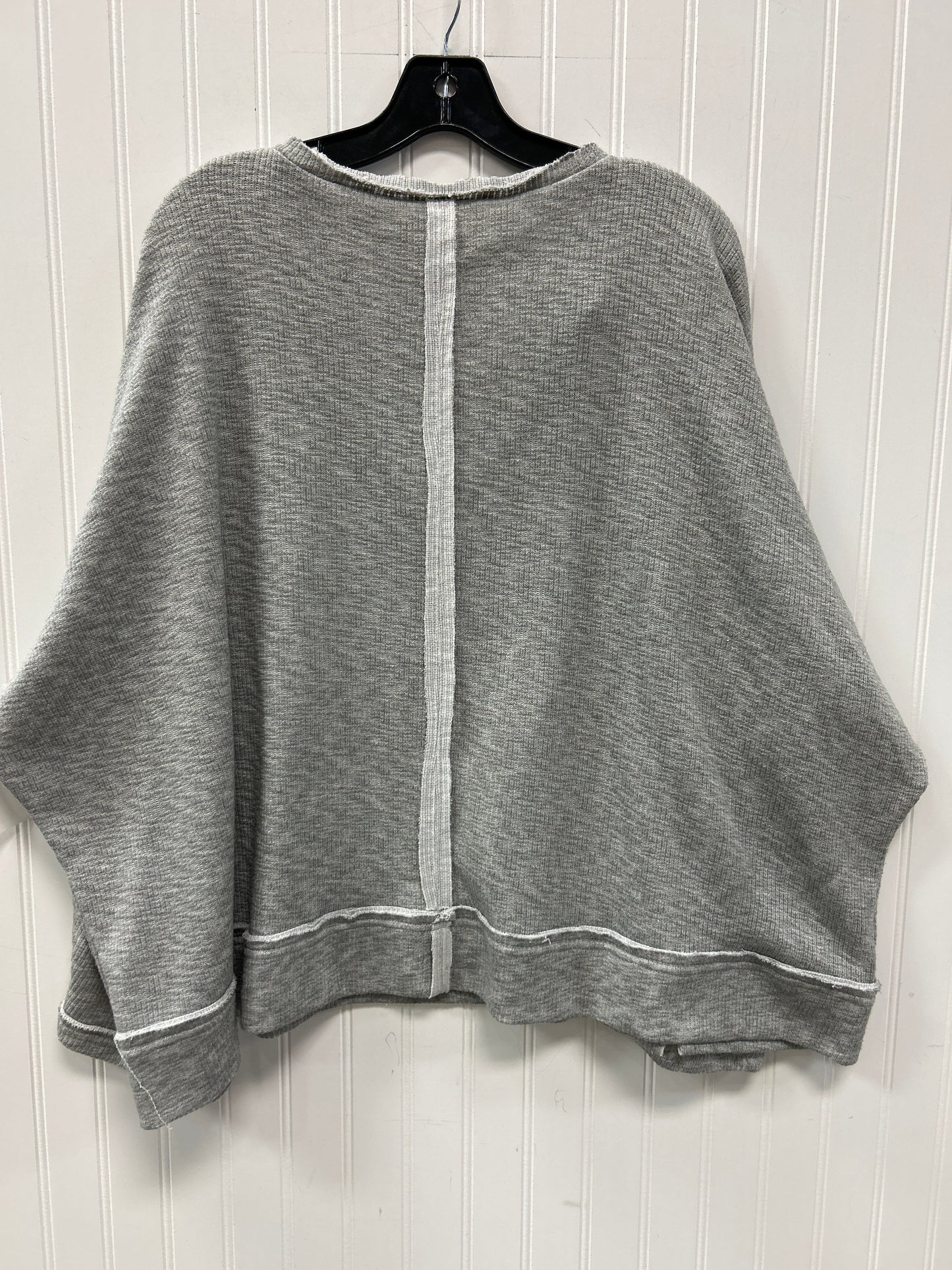 Top Ls By Pol In Grey, Size:L