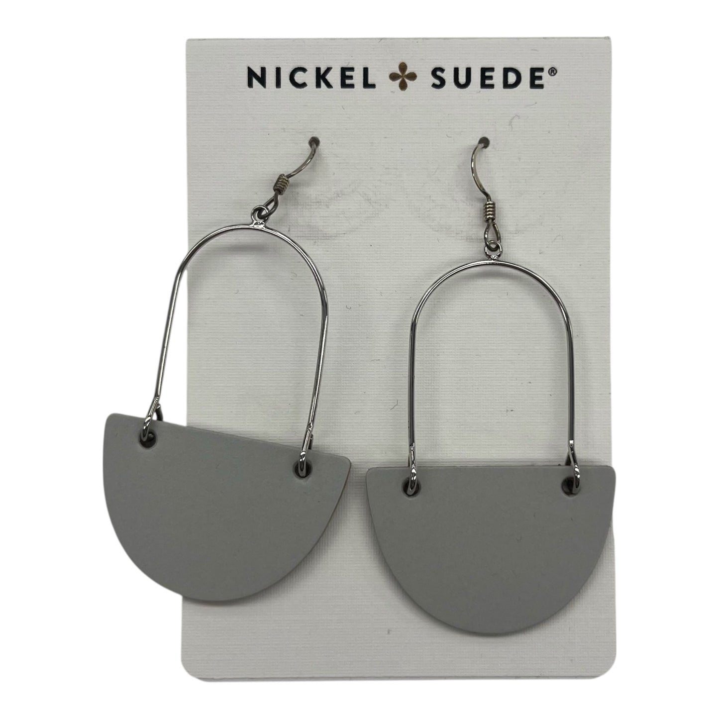 Earrings Dangle/Drop By Clothes Mentor In Green & Silver