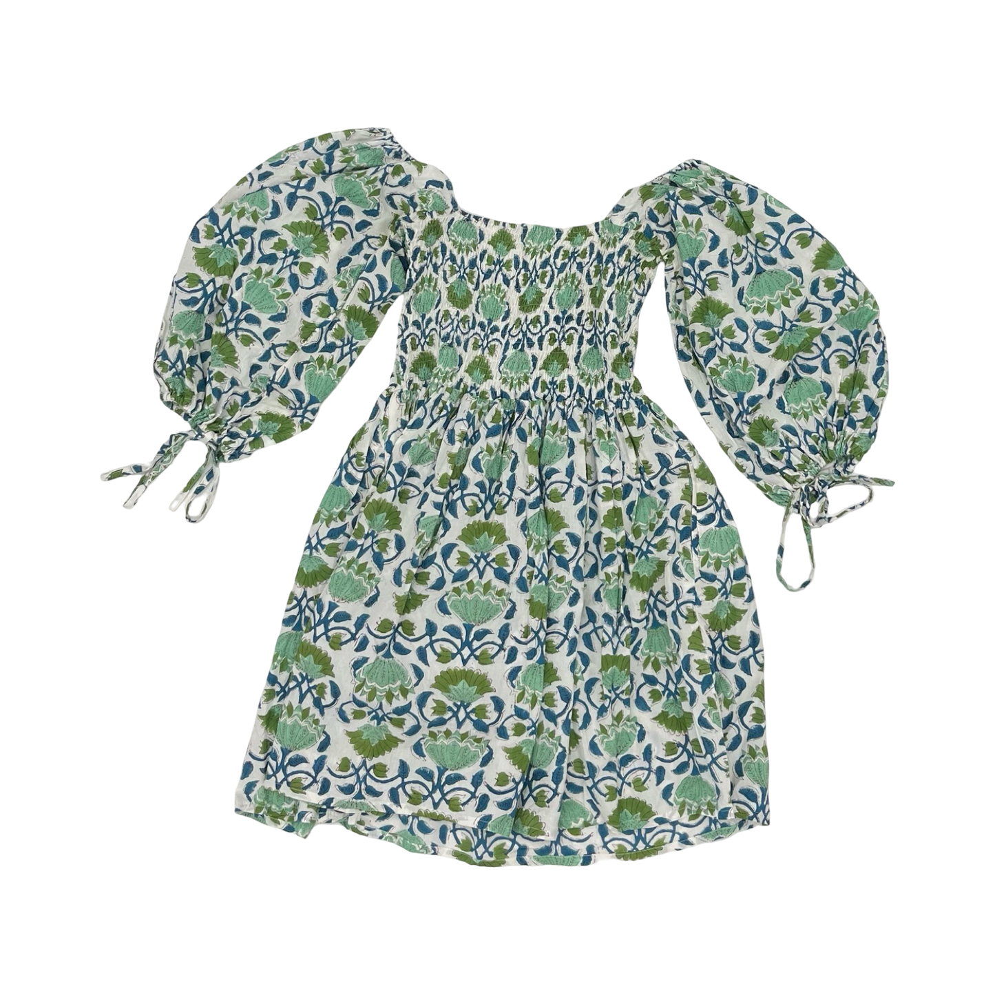Dress Party Short By Cme In Green & White, Size:S