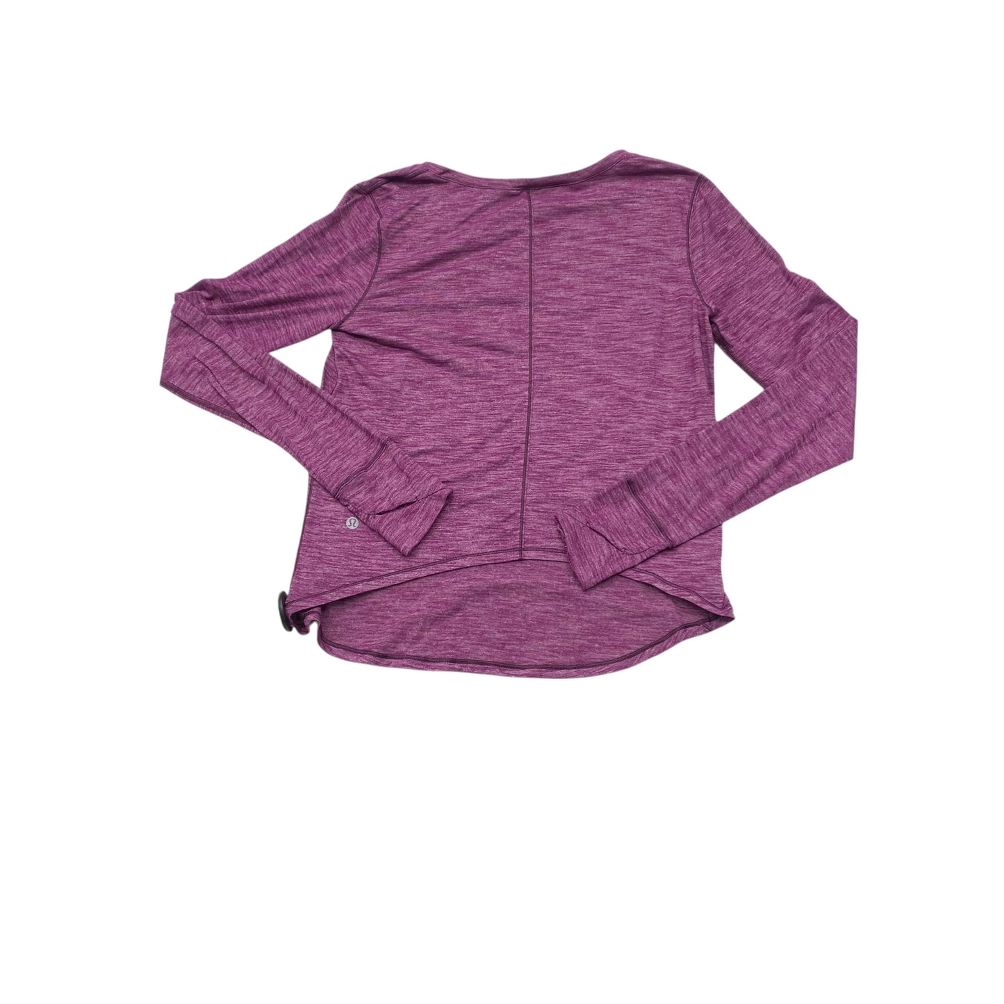 Athletic Top Ls Crewneck By Lululemon In Purple, Size:8