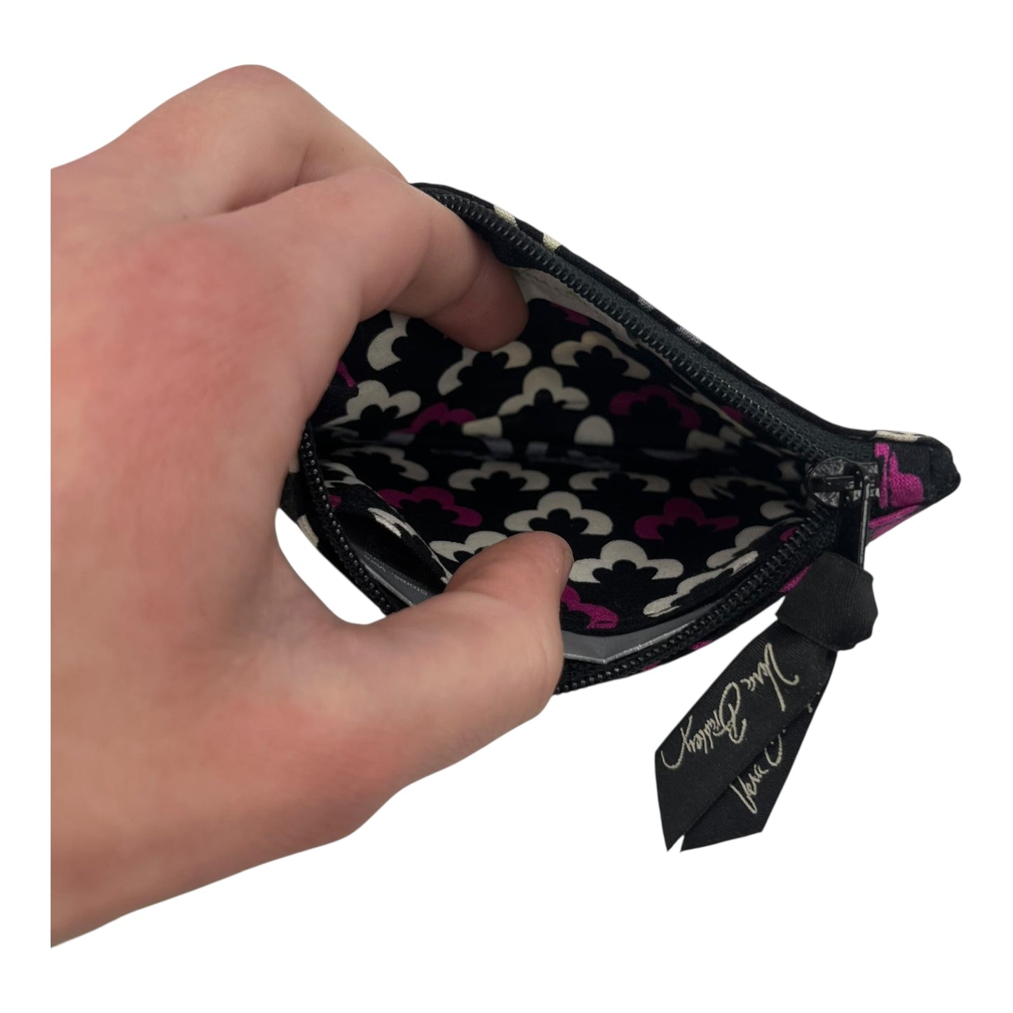 Coin Purse By Vera Bradley In Black, Size:Small