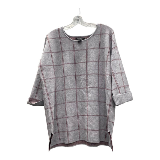 Sweater By Tahari In Grey, Size:1X