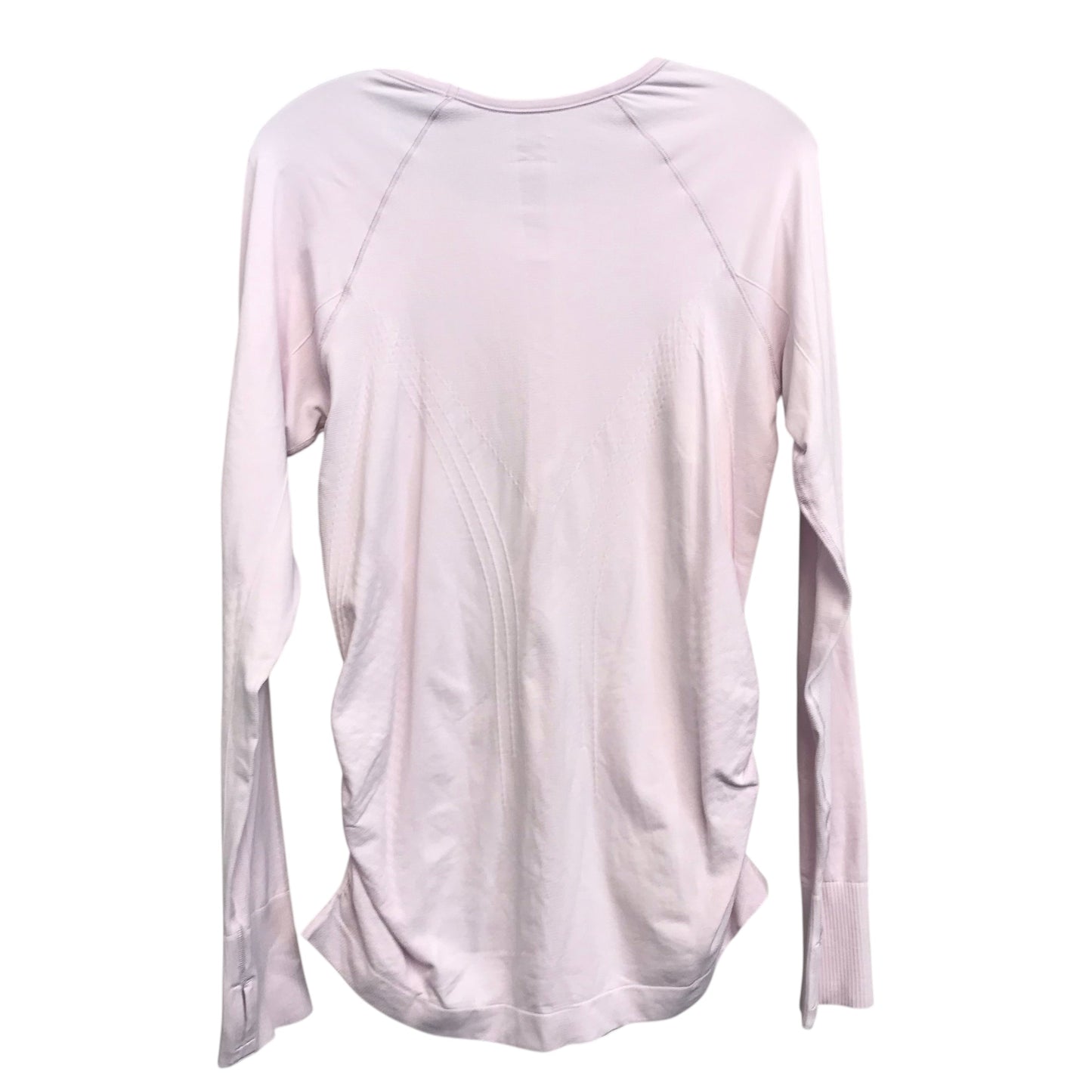 Athletic Top Ls Crewneck By Athleta In Pink, Size:L