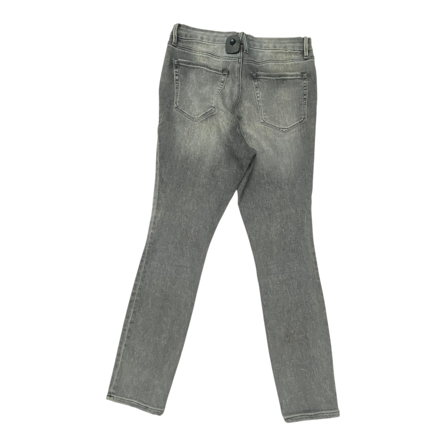 Jeans Straight By Good American In Grey Denim, Size:14