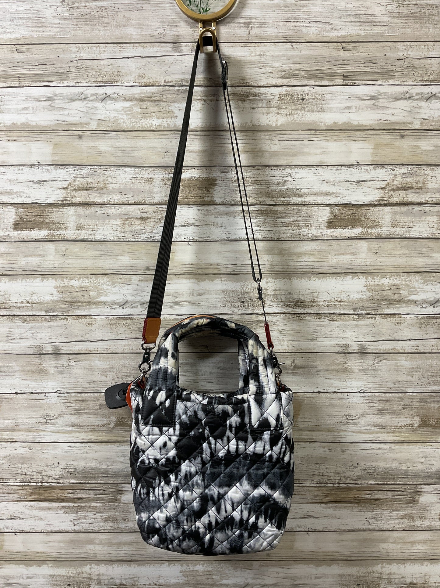 Handbag By Mz Wallace In Black & White, Size:Small
