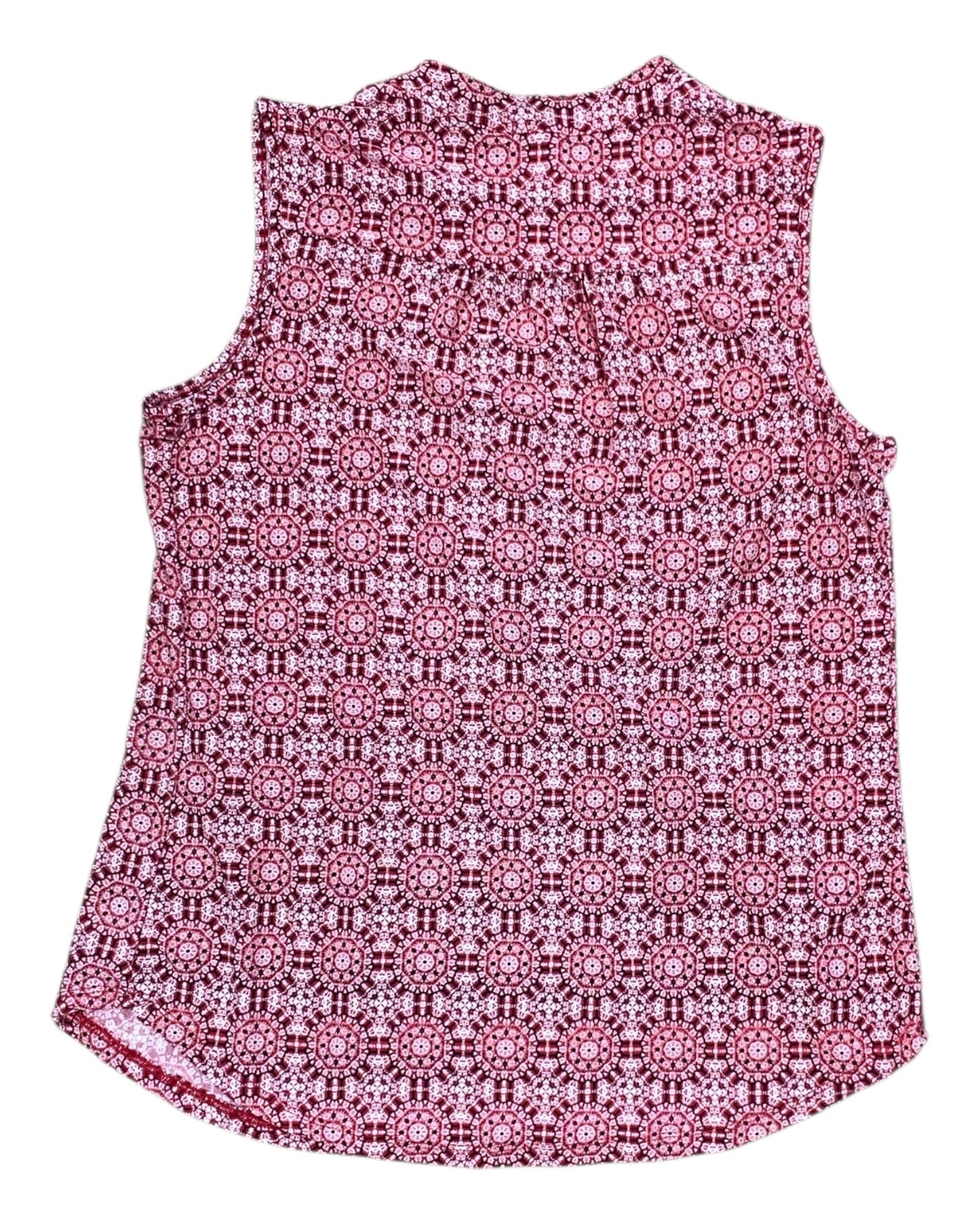 Top Sleeveless By Westport In Red & White, Size:M