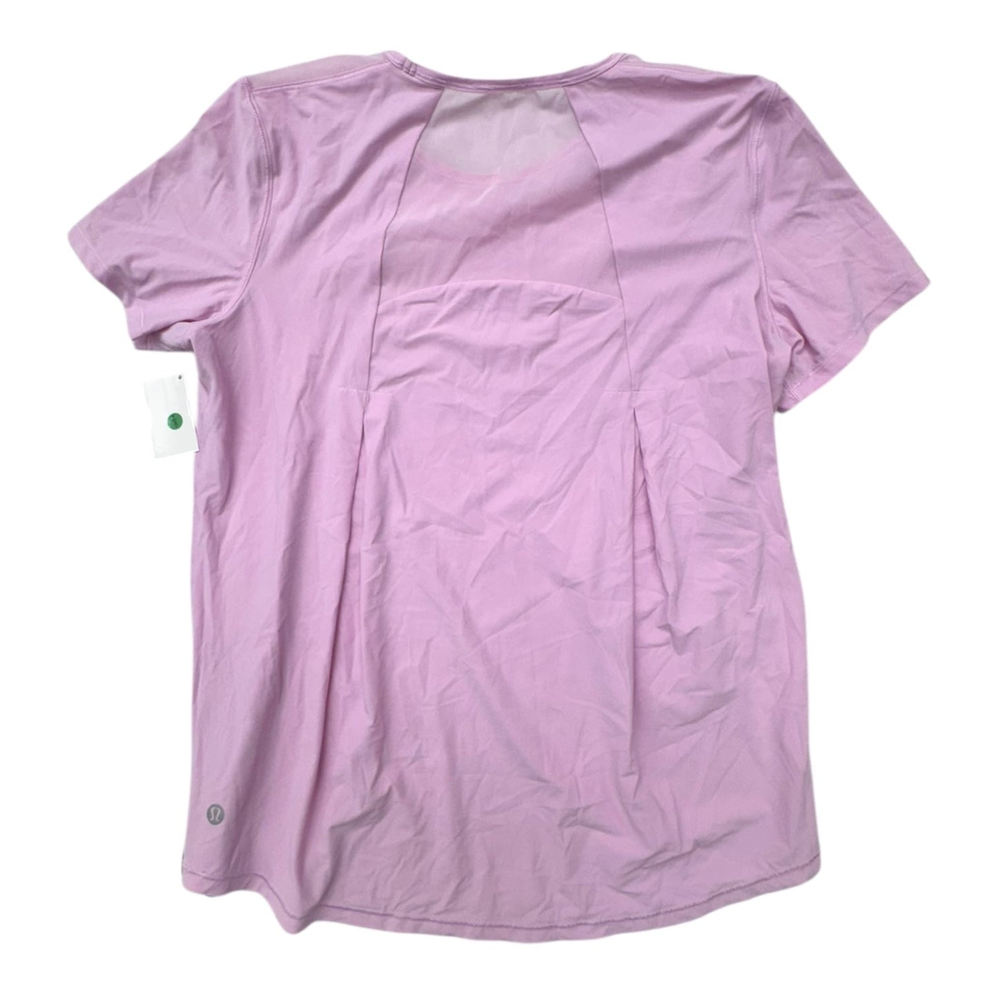 Athletic Top Ss By Lululemon In Pink