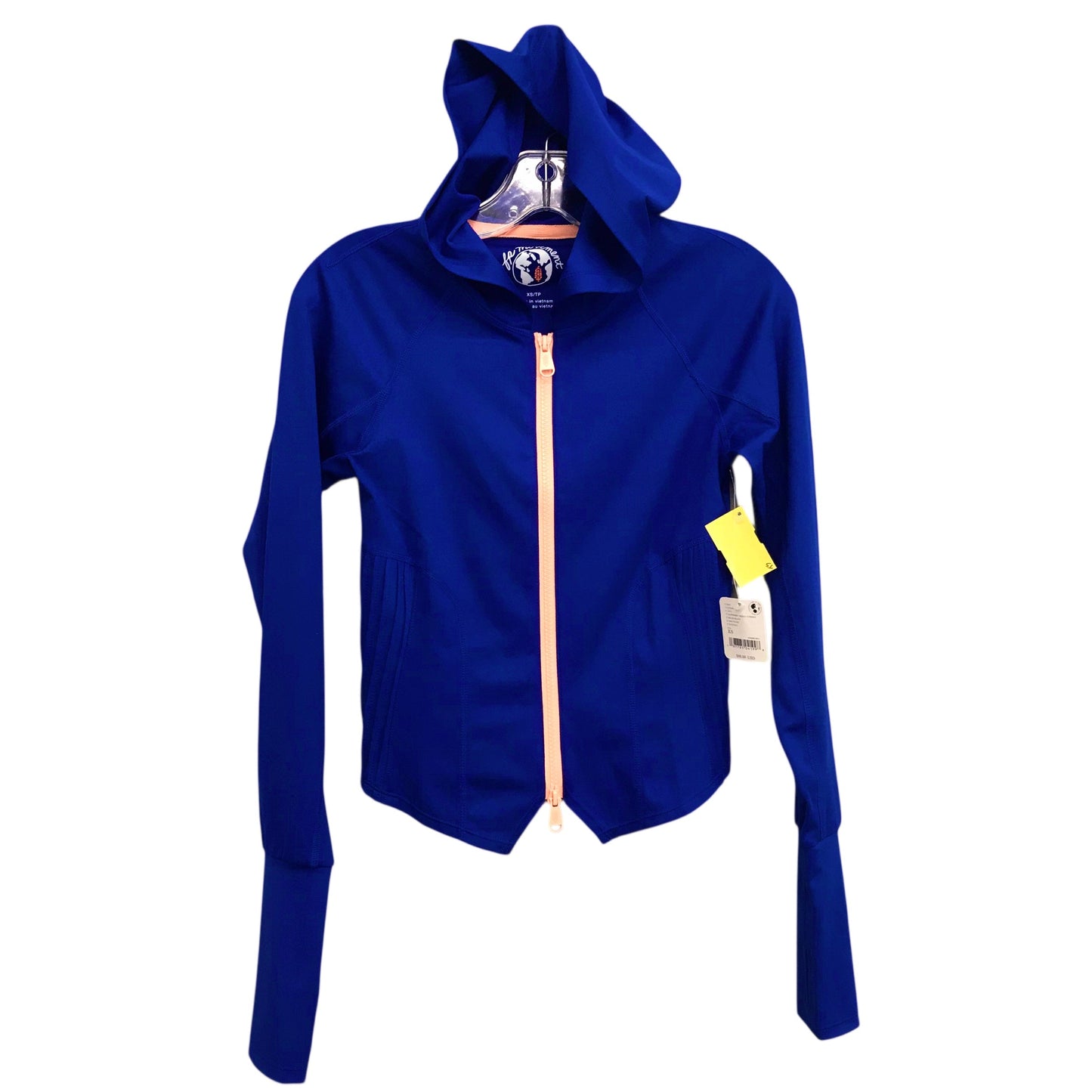 Athletic Jacket By Free People In Blue, Size:Xs