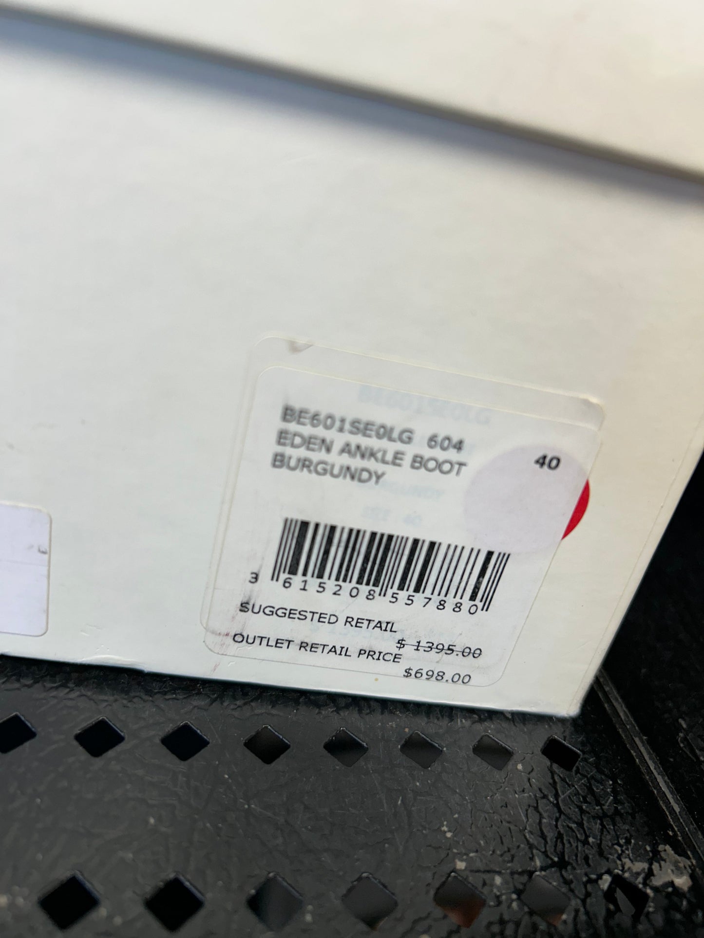 Boots Luxury Designer By Givenchy In Maroon, Size:10