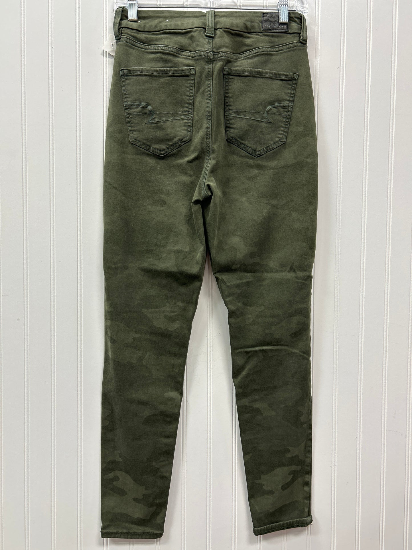 Jeans Skinny By American Eagle In Camouflage Print, Size:8