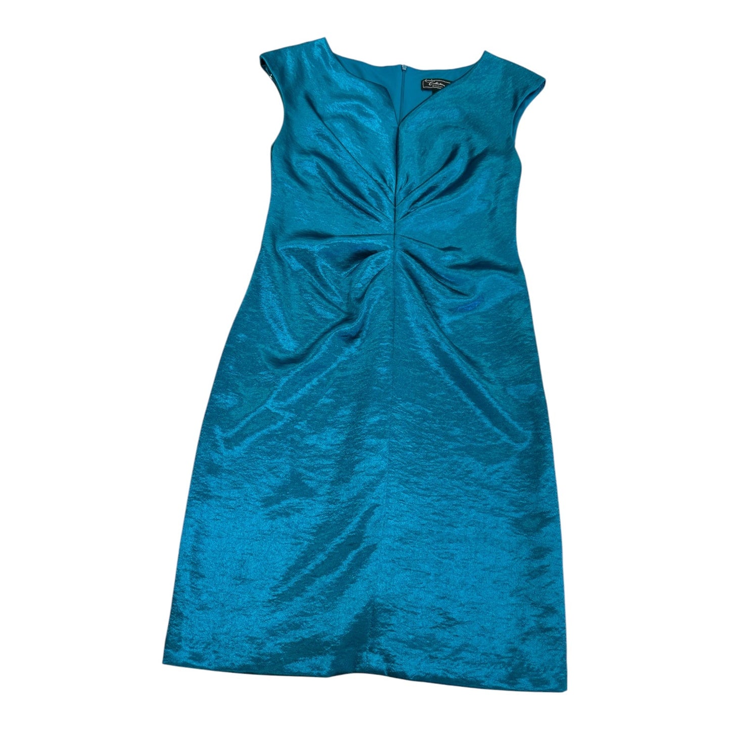 Dress Party Short By Dressbarn In Blue, Size:M