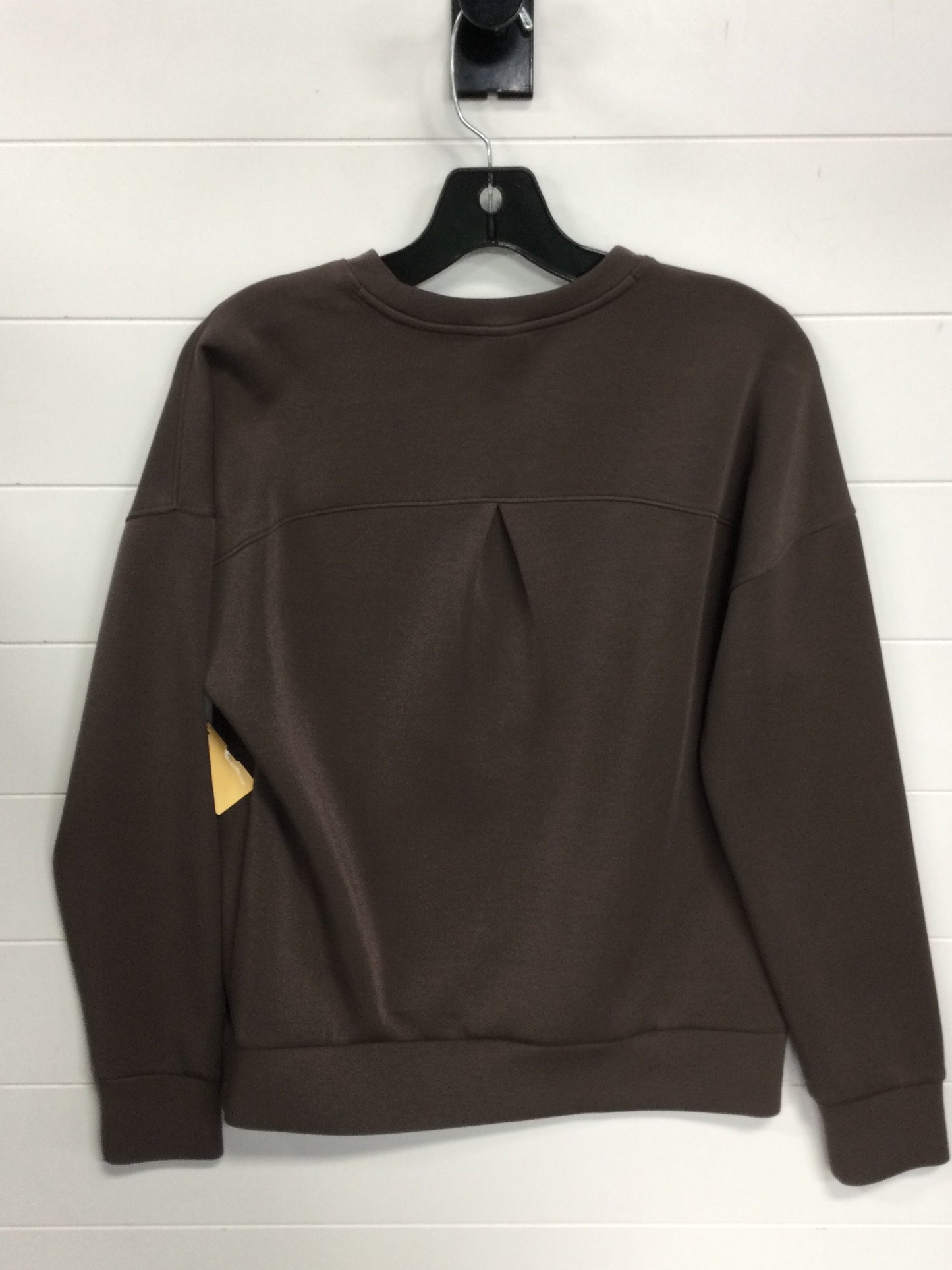 Athletic Top Ls Crewneck By Members Mark In Brown, Size:Xs