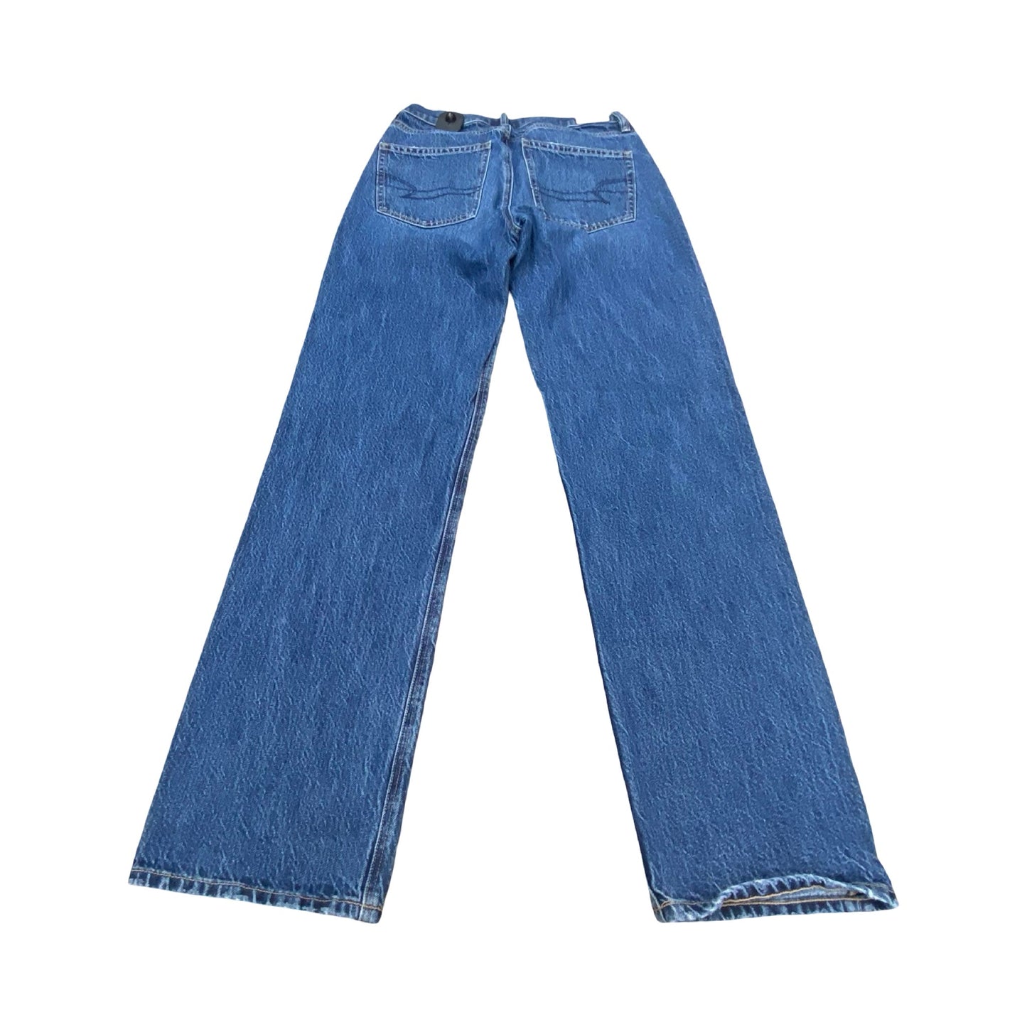 Jeans Straight By American Eagle In Blue, Size:4
