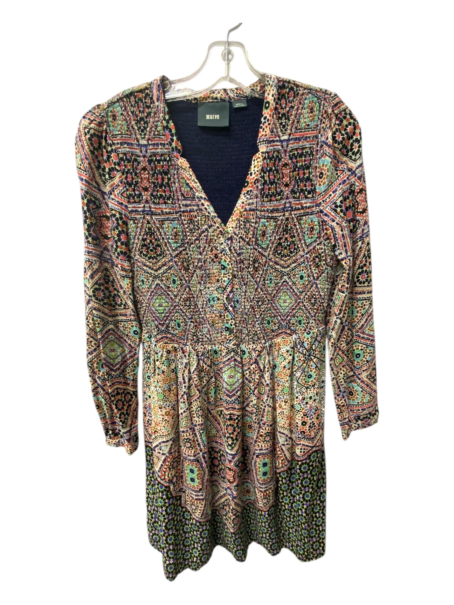 Dress Casual Midi By Maeve In Multi, Size:S