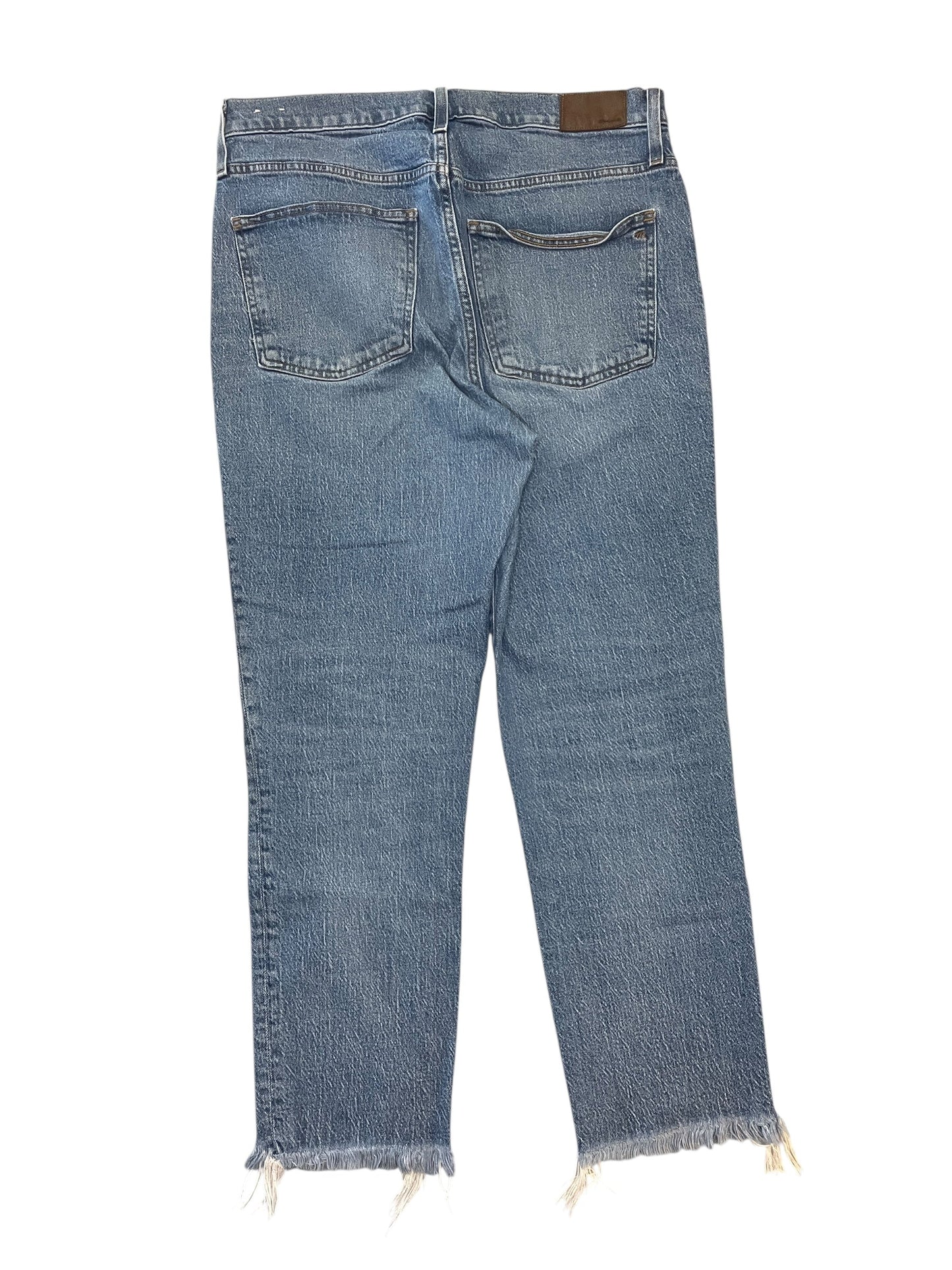 Jeans Straight By Madewell In Blue Denim, Size:14
