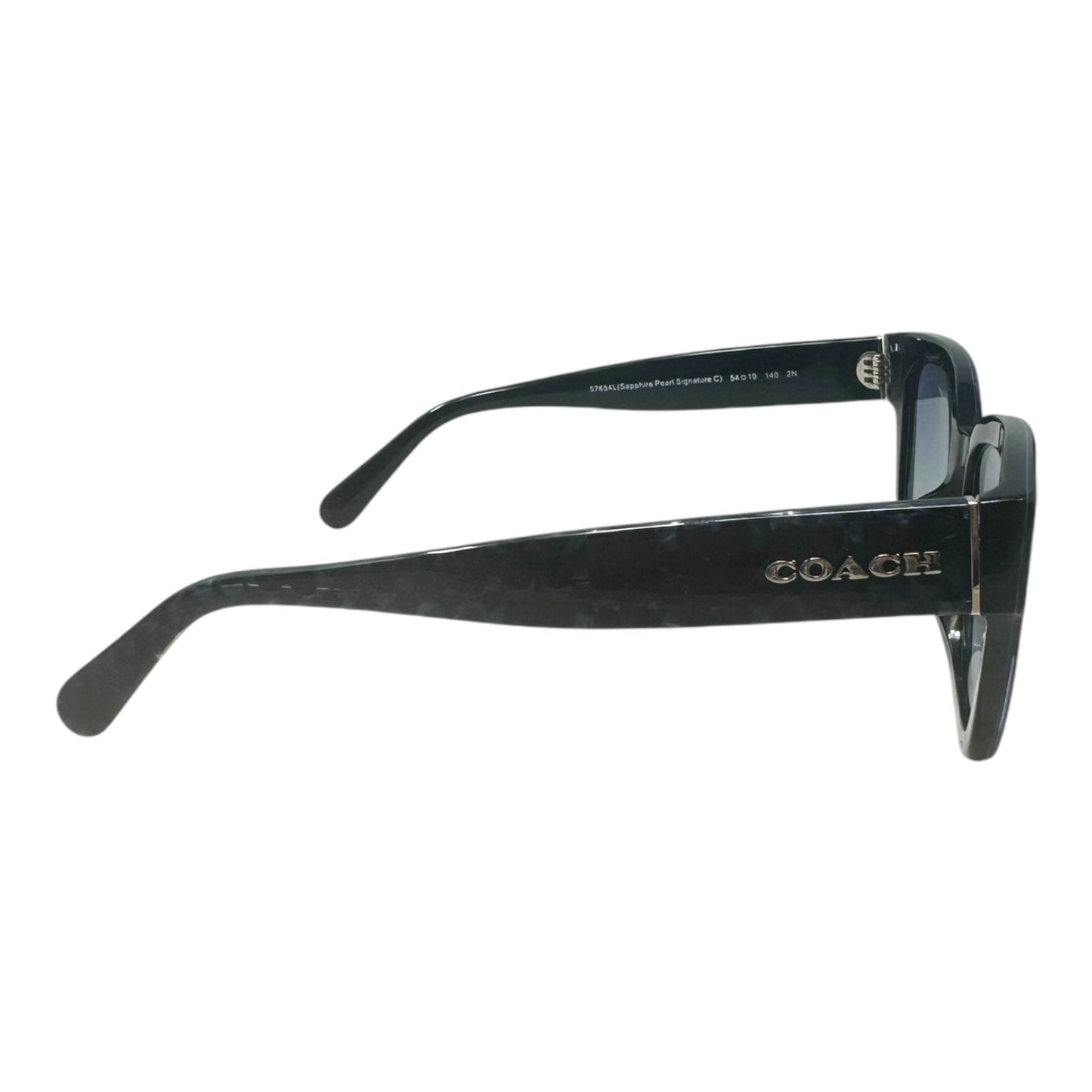 57645L Signature Sapphire Pearl Sunglasses Designer By Coach