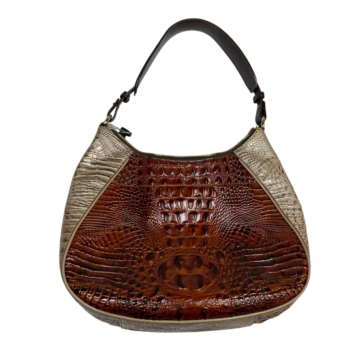 Handbag Designer By Brahmin In Brown, Size:Medium