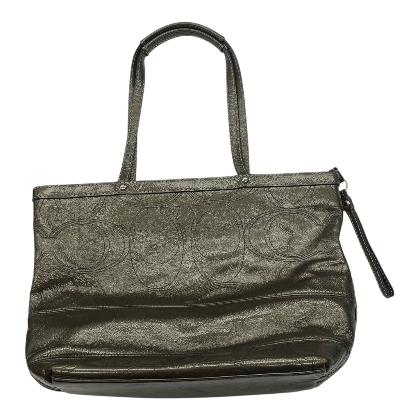 Handbag Designer By Coach In Green, Size:Medium