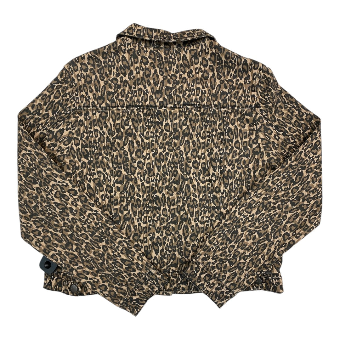 Jacket Denim By D.JEANS In Animal Print, Size:Xl