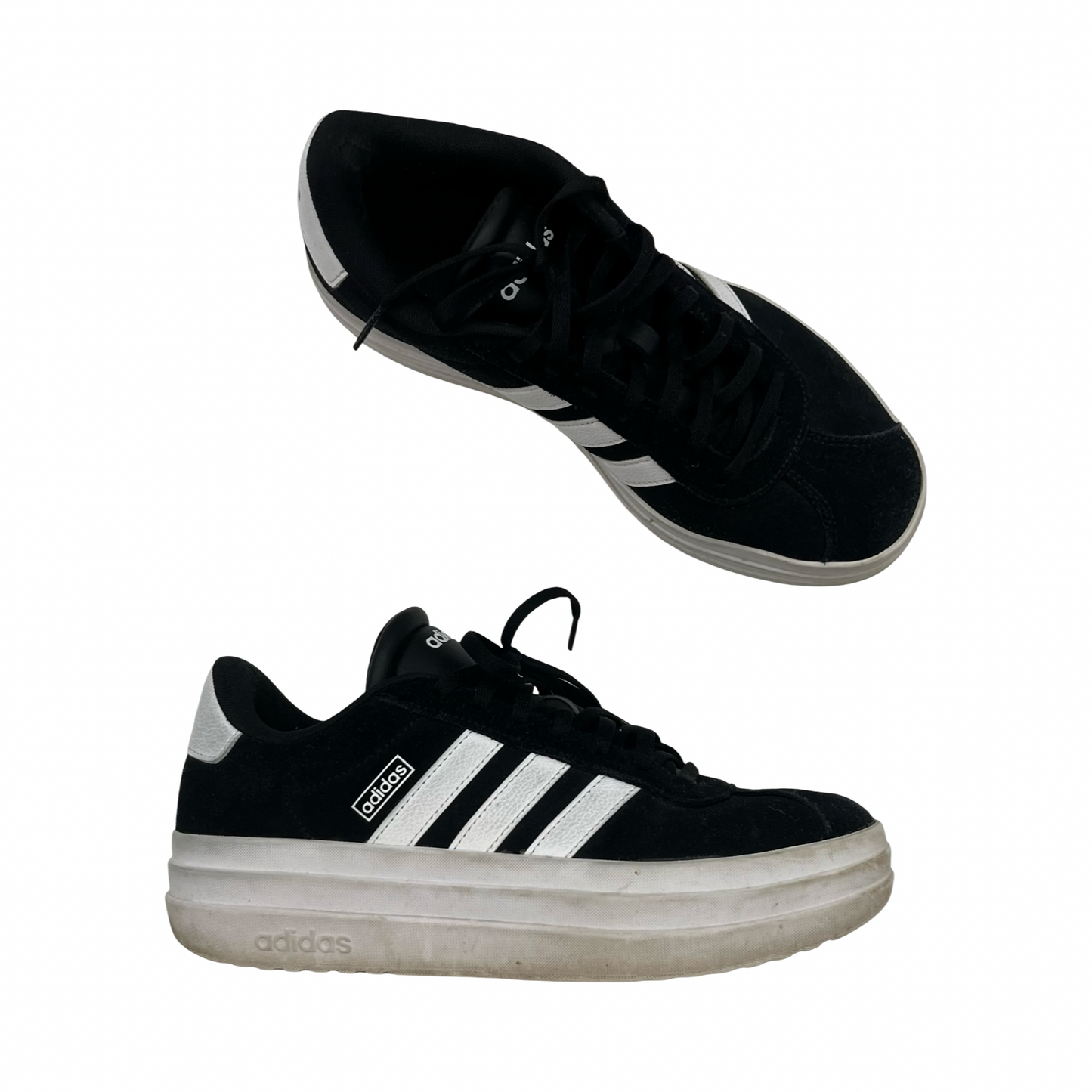Shoes Sneakers Platform By Adidas In Black & White, Size:8.5