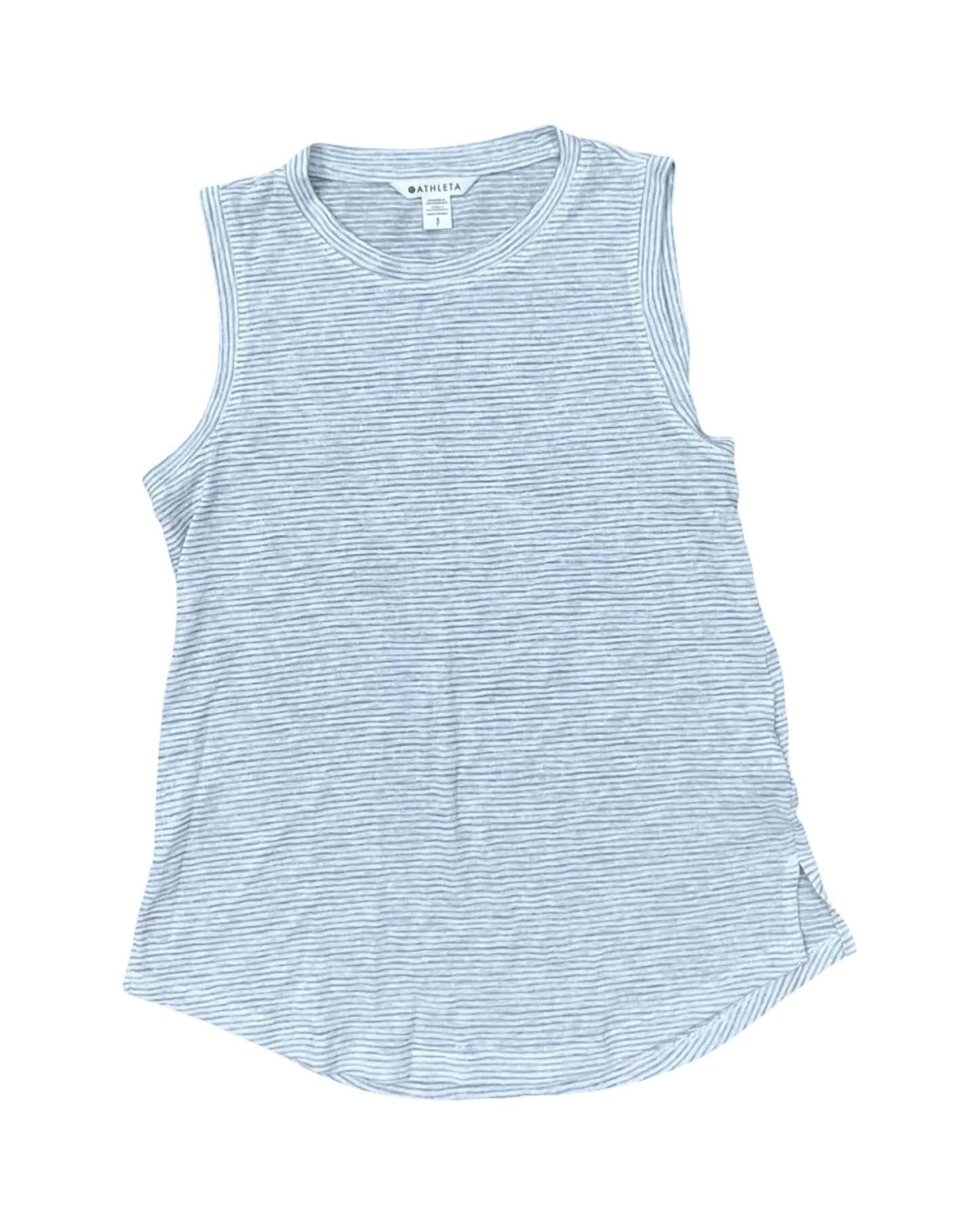 Top Sleeveless By Athleta In Grey, Size:S