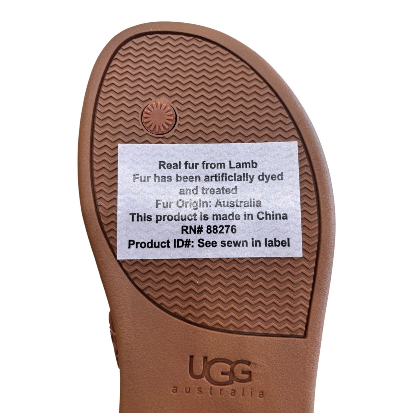 Sandals Designer By Ugg In Brown, Size:7