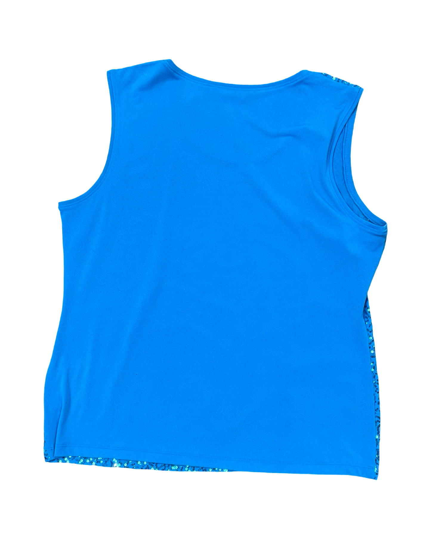 Top Sleeveless By Laura Ashley In Blue, Size:L