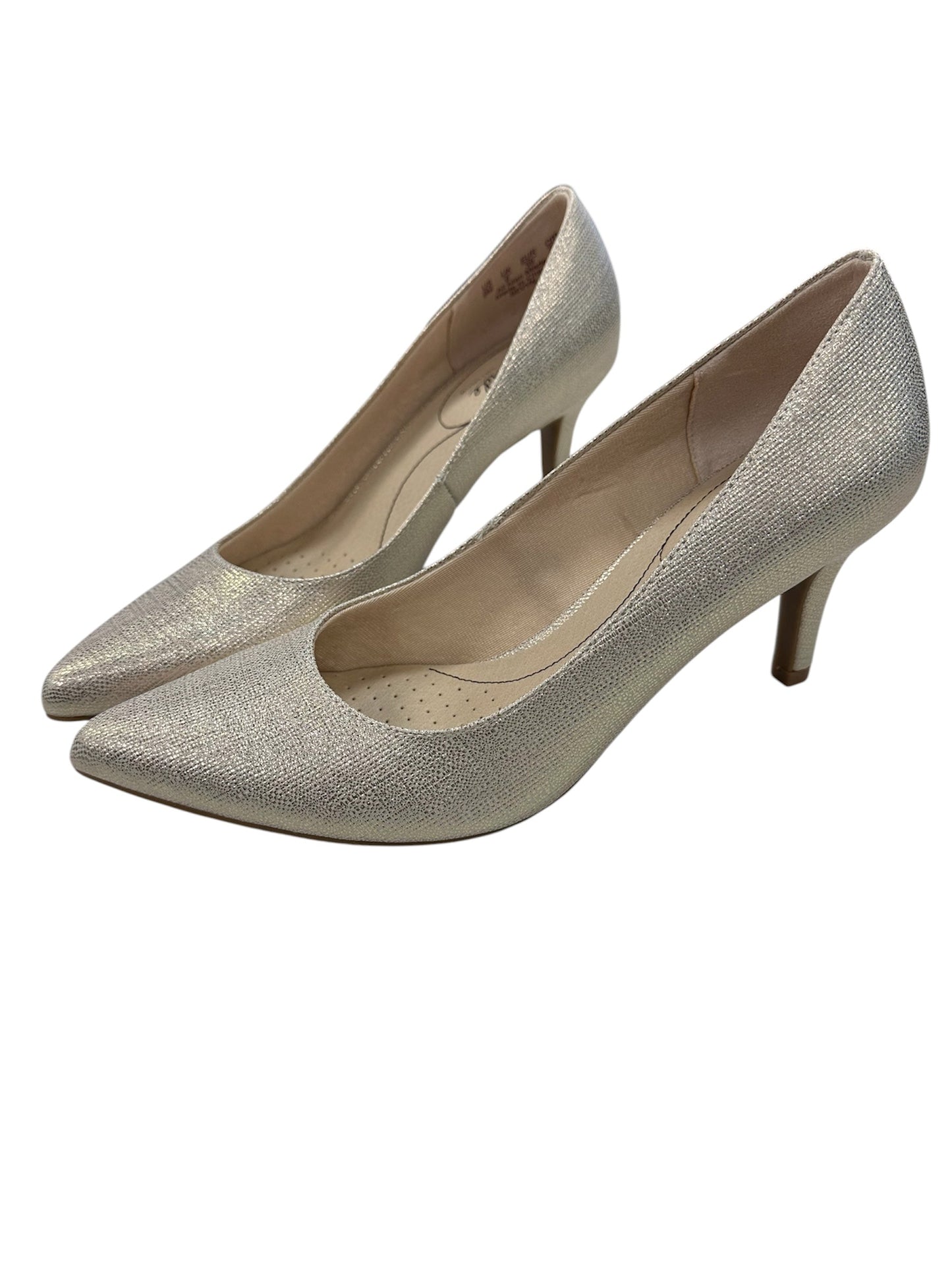 Shoes Heels Kitten By Life Stride In Gold, Size:9