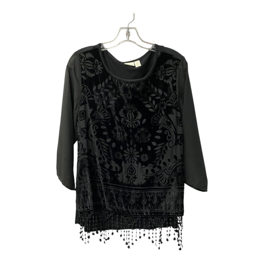 Top Ls By Chicos In Black, Size:S