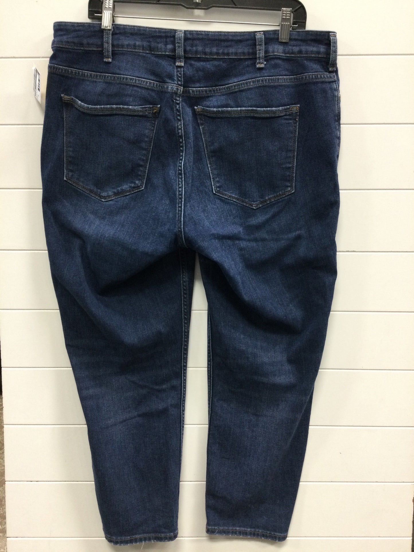 Jeans Straight By Silver In Blue Denim, Size:16