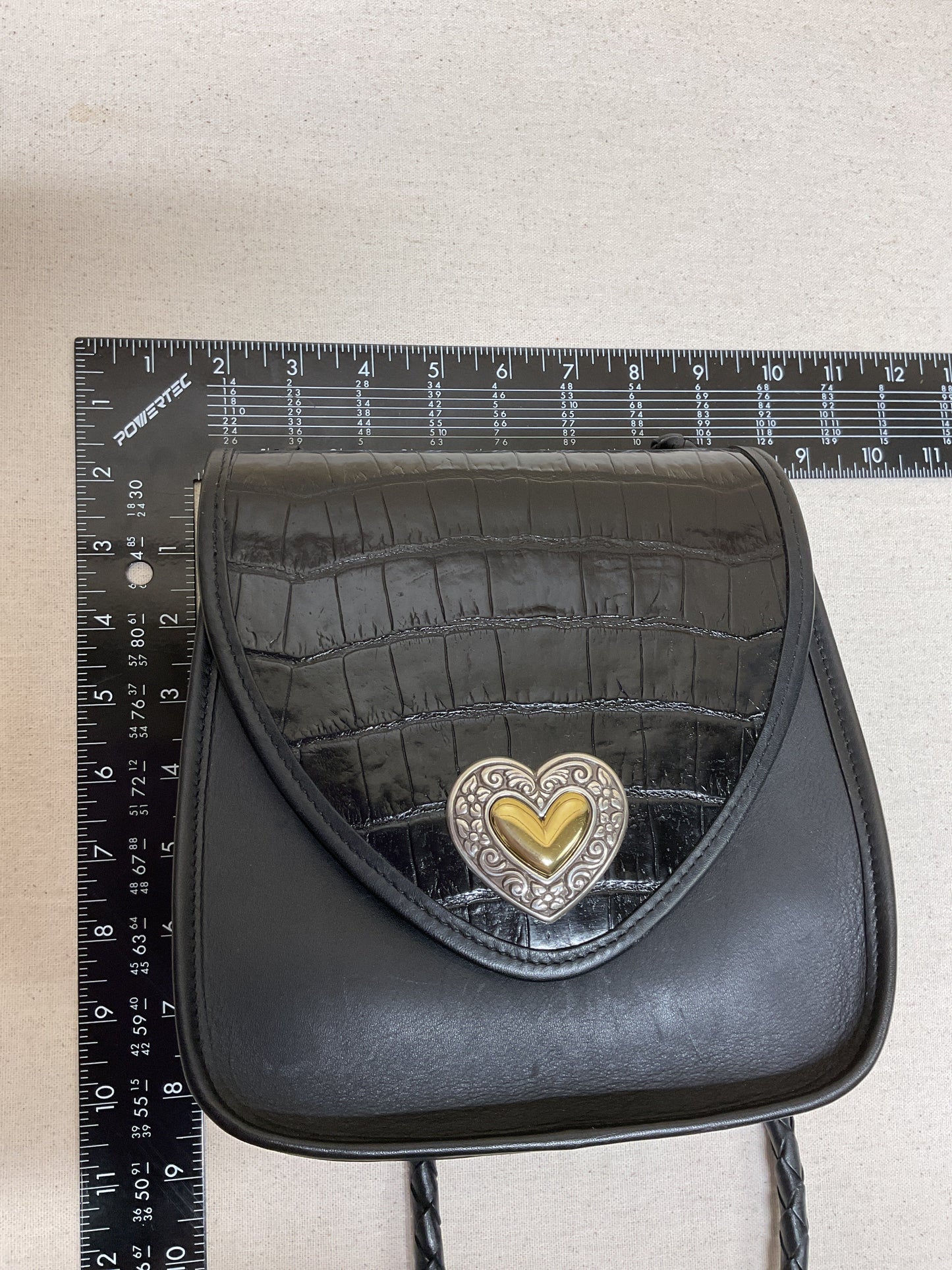 Crossbody Leather By Brighton In Black, Size:Small