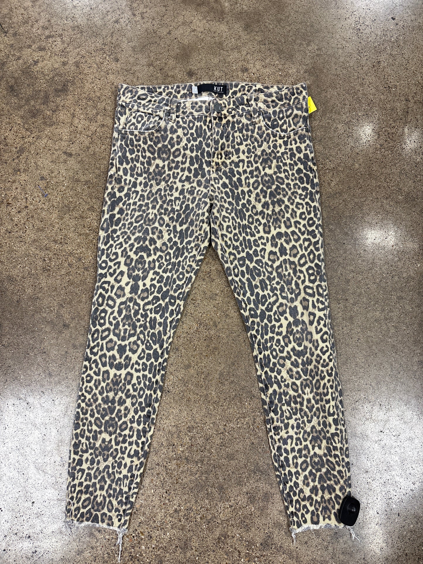 Jeans Skinny By Kut In Animal Print, Size:6