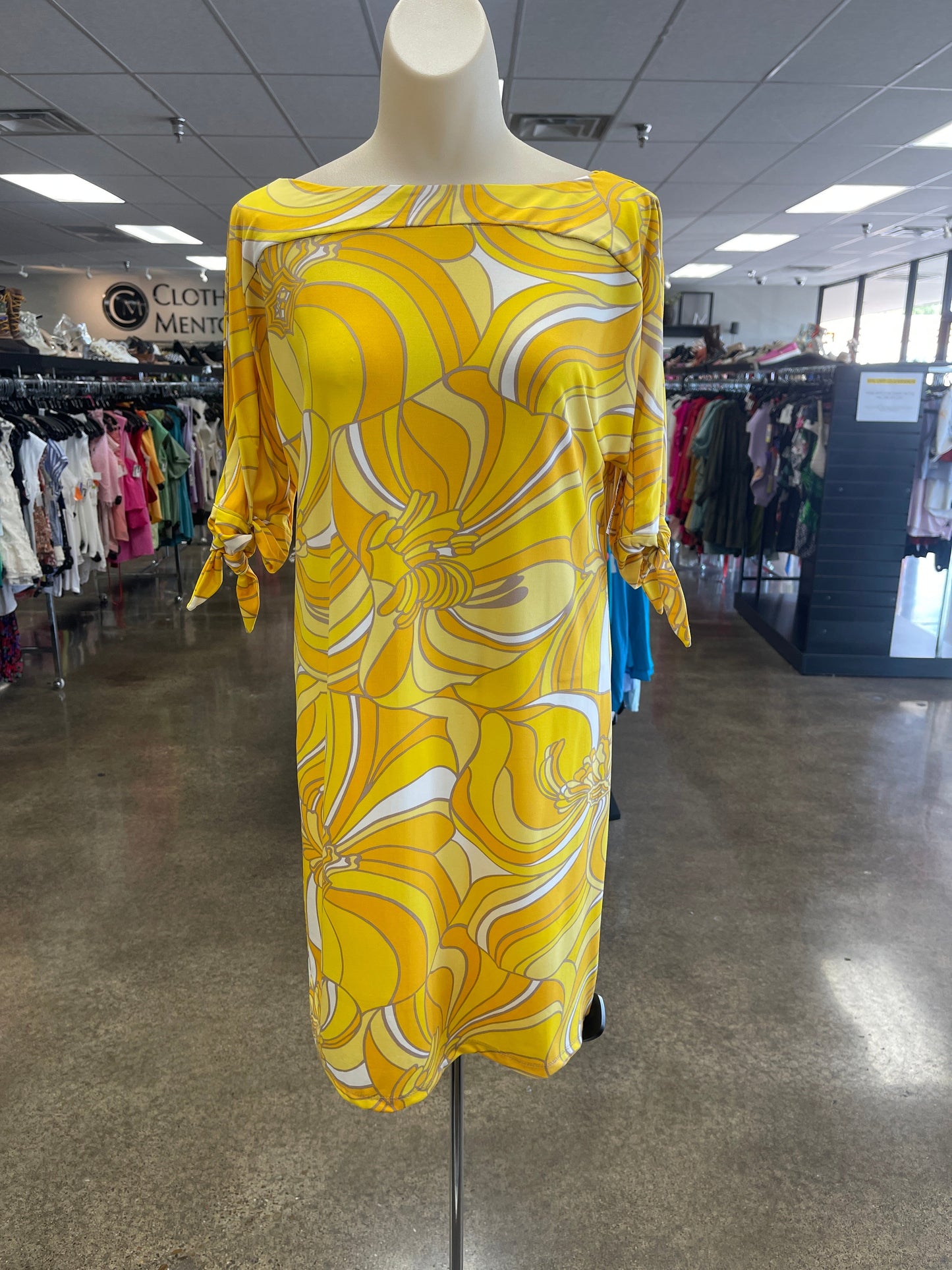 Dress Casual Short By Trina By Trina Turk In Yellow, Size:S