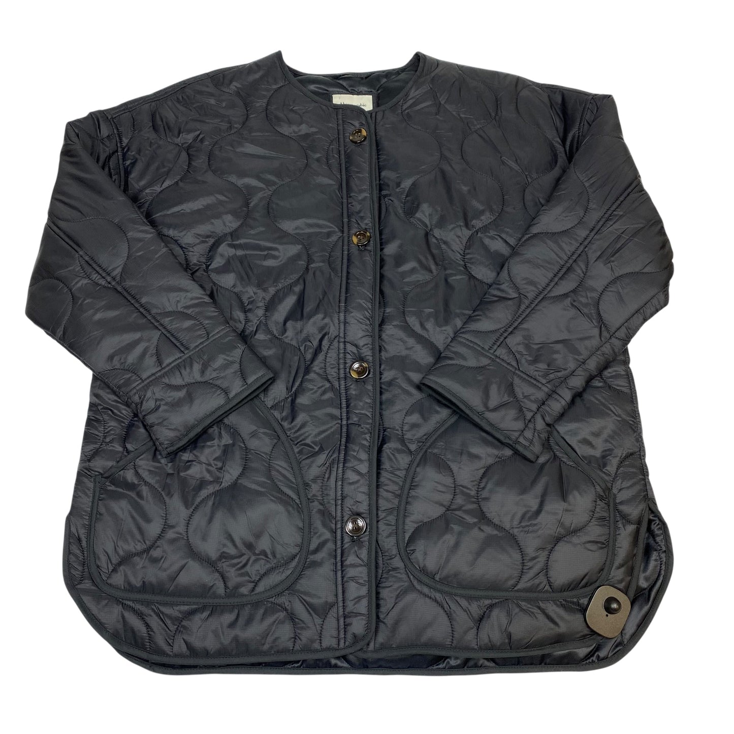 Jacket Puffer & Quilted By Abercrombie And Fitch In Black, Size:M