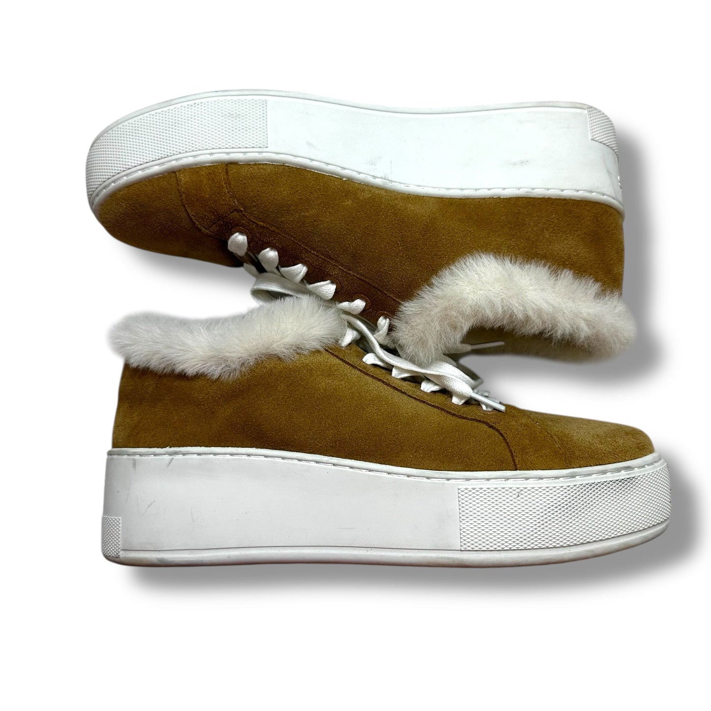 Shoes Sneakers By J Slides In Brown, Size: 7