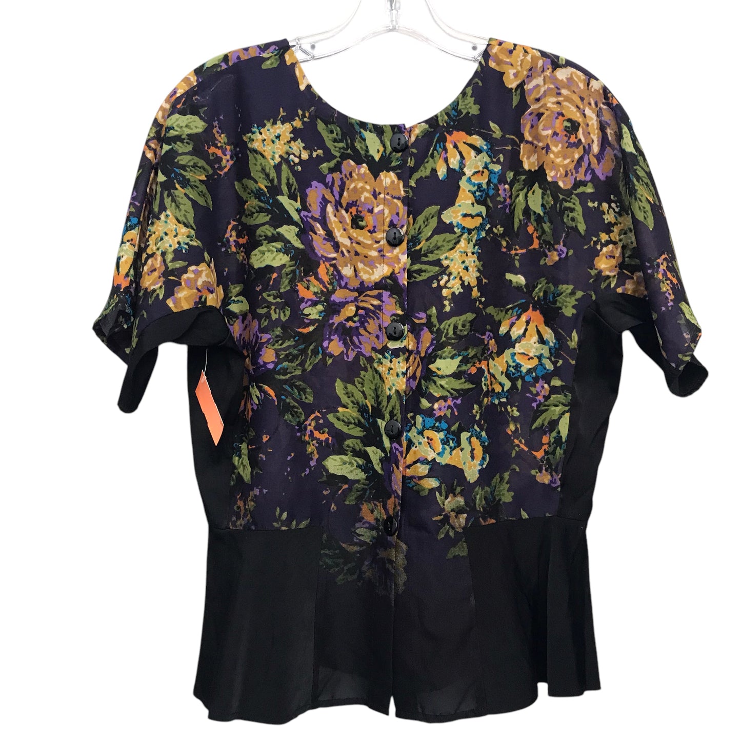 Top Ss By Bar Iii In Floral Print, Size:L