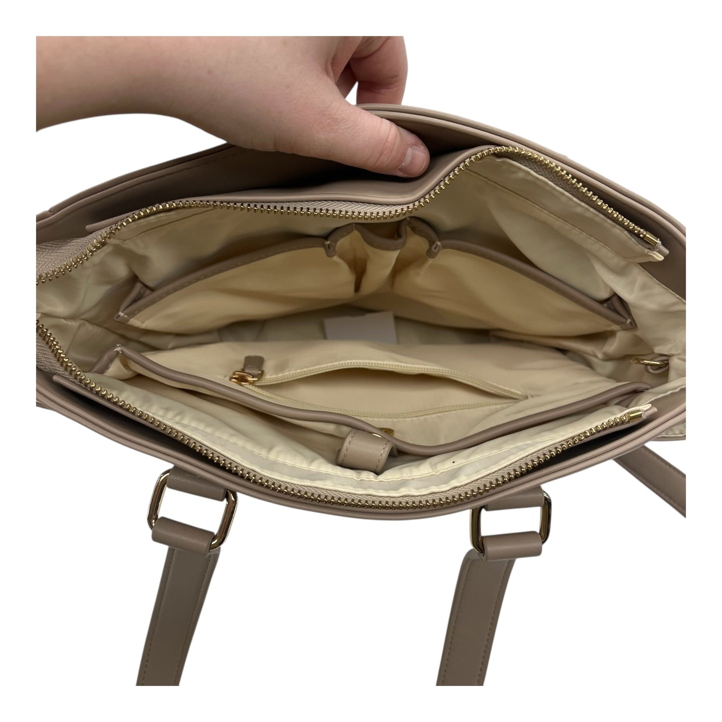 Handbag By Cma In Tan, Size:Medium