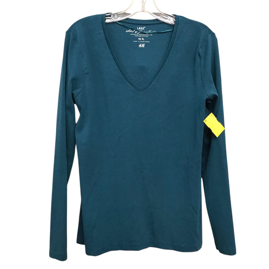 Top Ls Basic By Logg In Teal, Size:Xl
