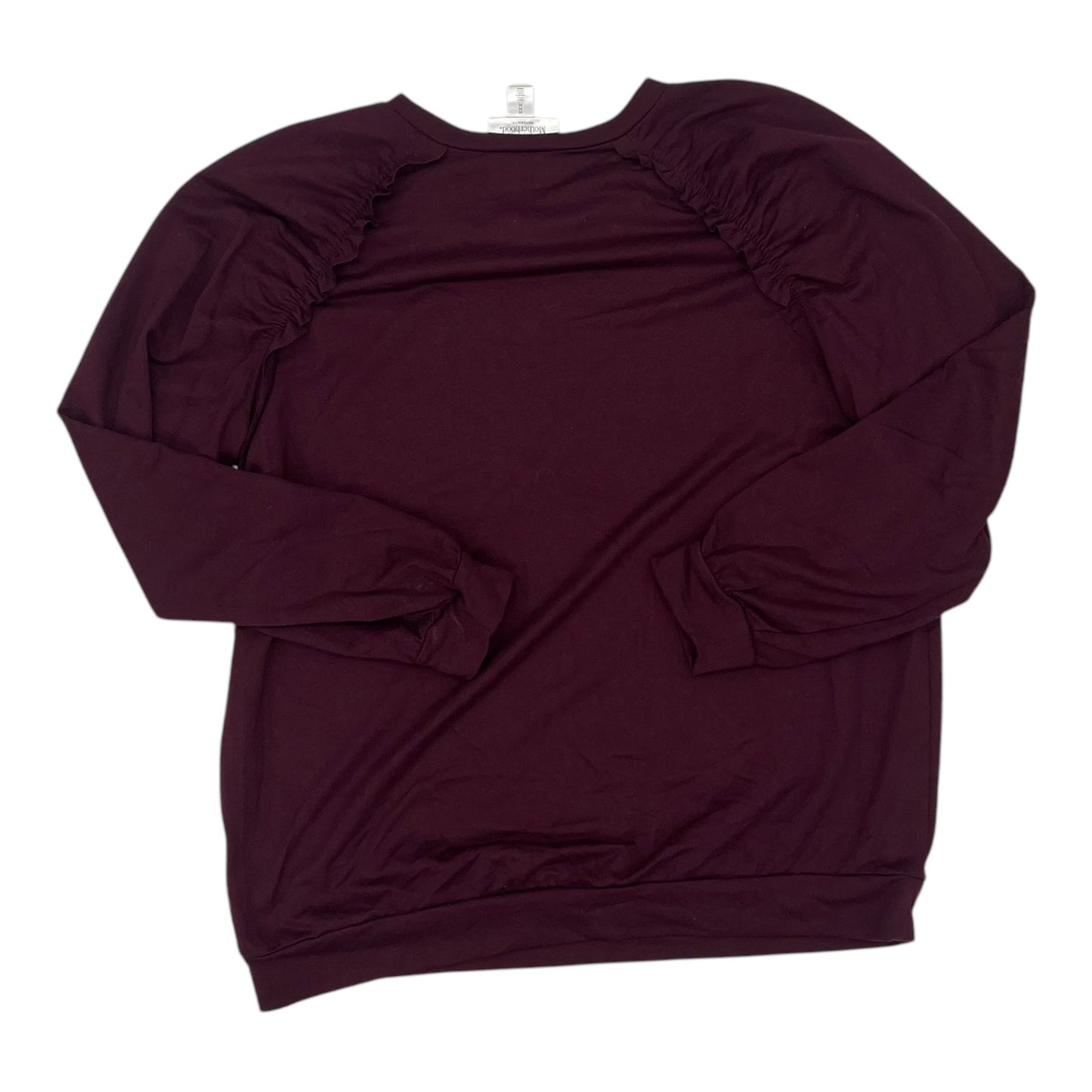 Mat Top Ls By Motherhood In Maroon, Size:M