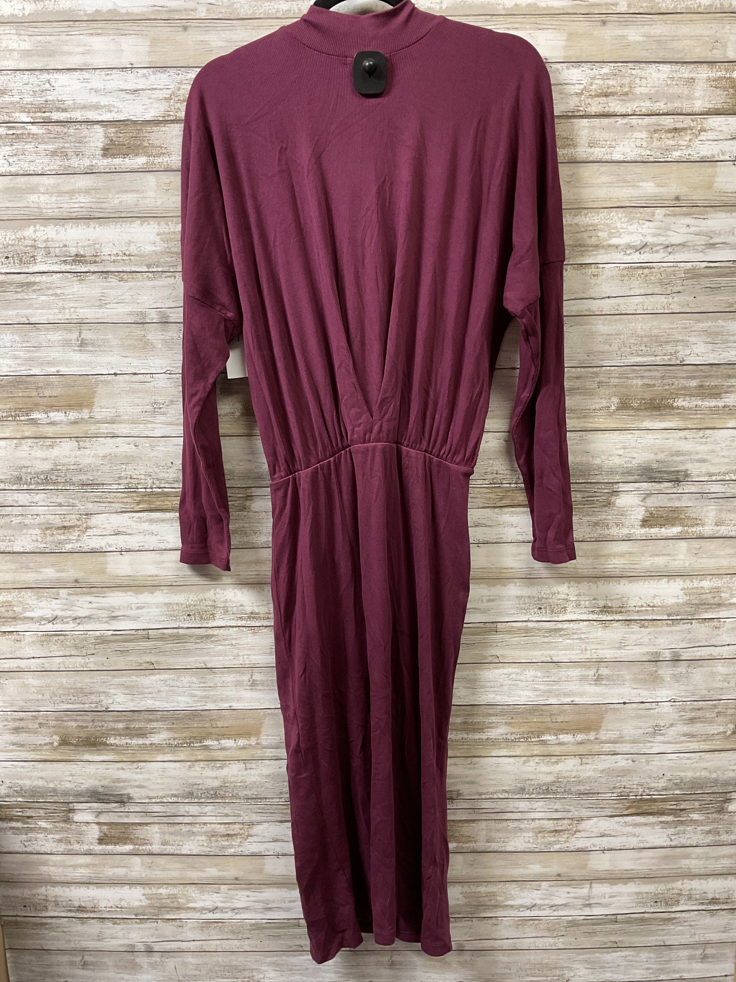 Dress Casual Maxi By Michael Stars In Maroon, Size:M