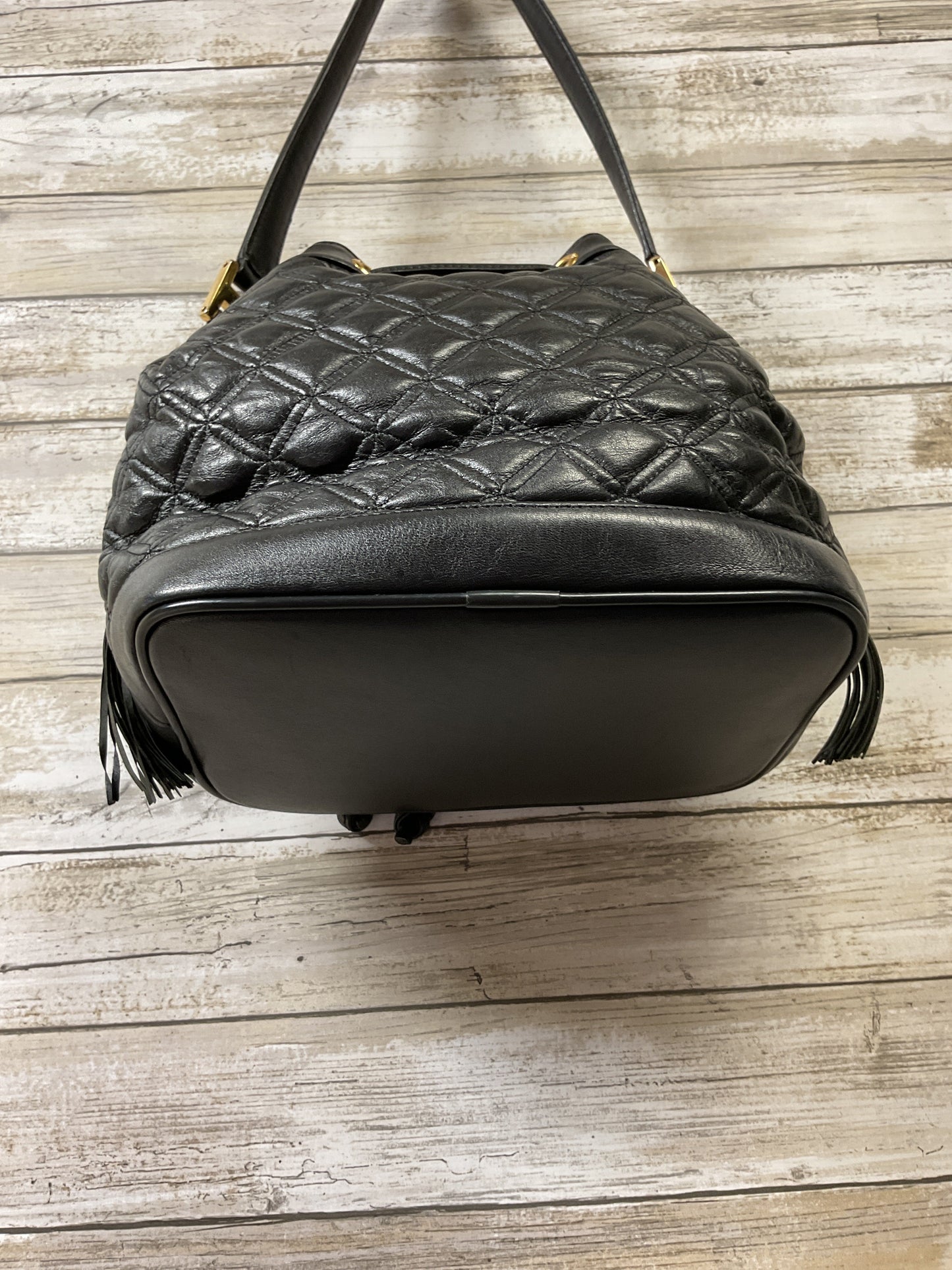 Handbag Luxury Designer By Mcm In Black, Size:Small