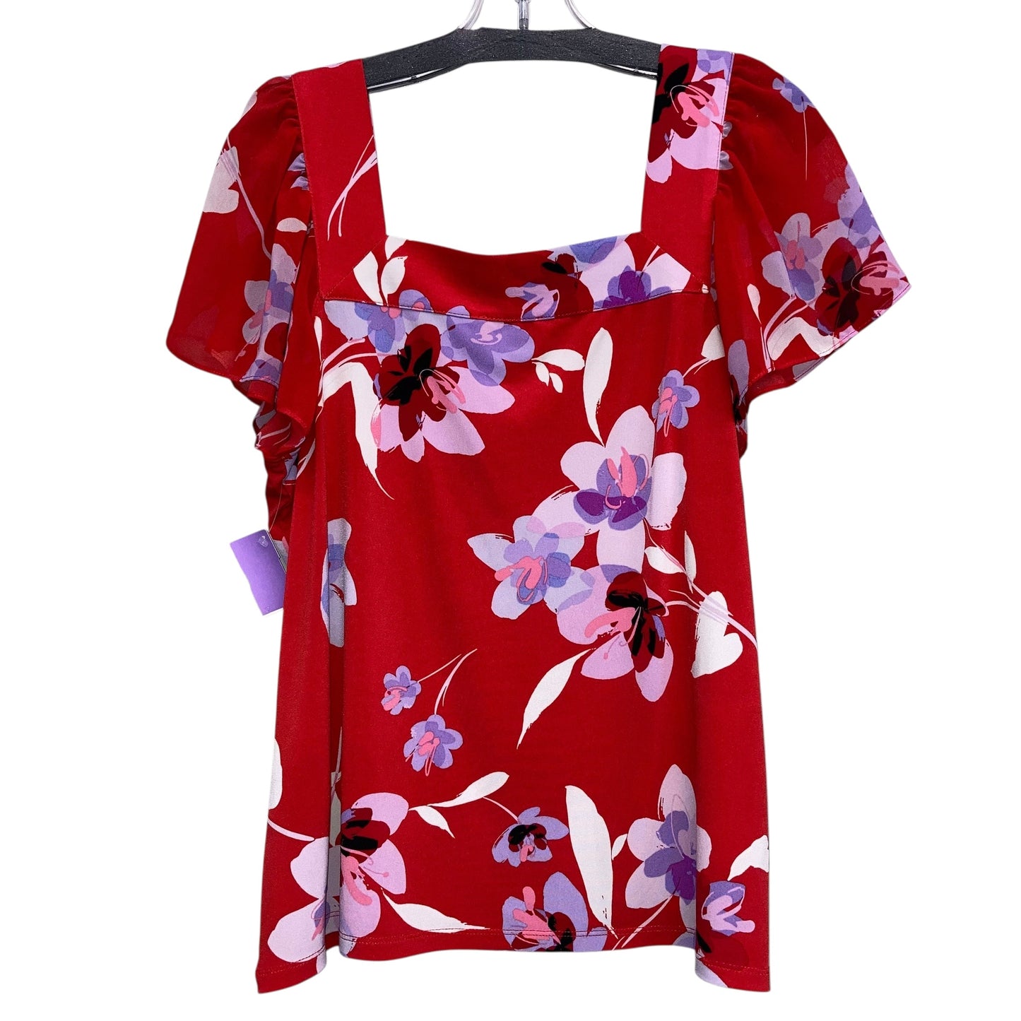 Top Ss By Calvin Klein In Red, Size:L