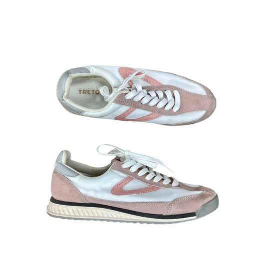 Shoes Sneakers By Clothes Mentor In Pink & White, Size: 7
