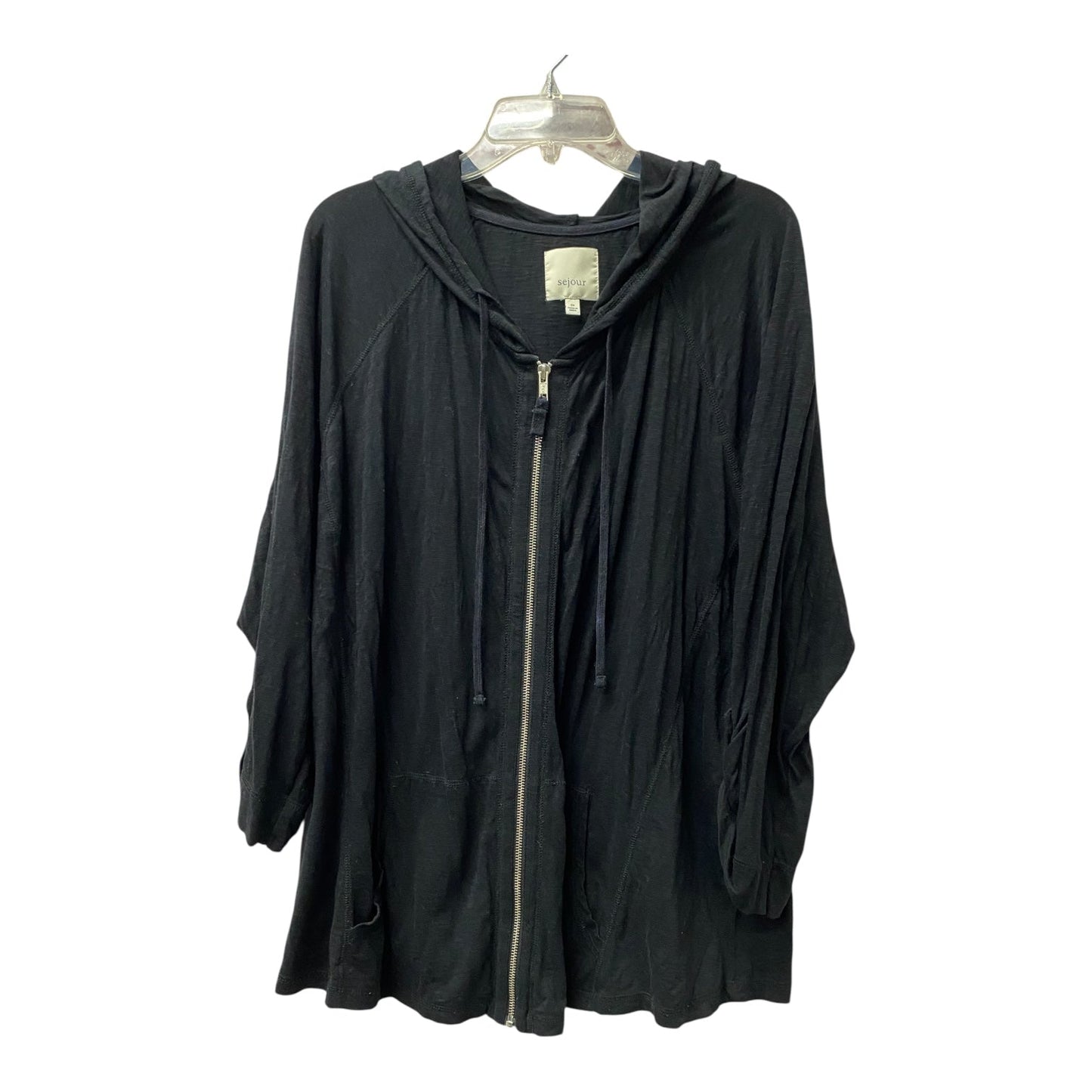 Jacket Other By Sejour In Black, Size:3X