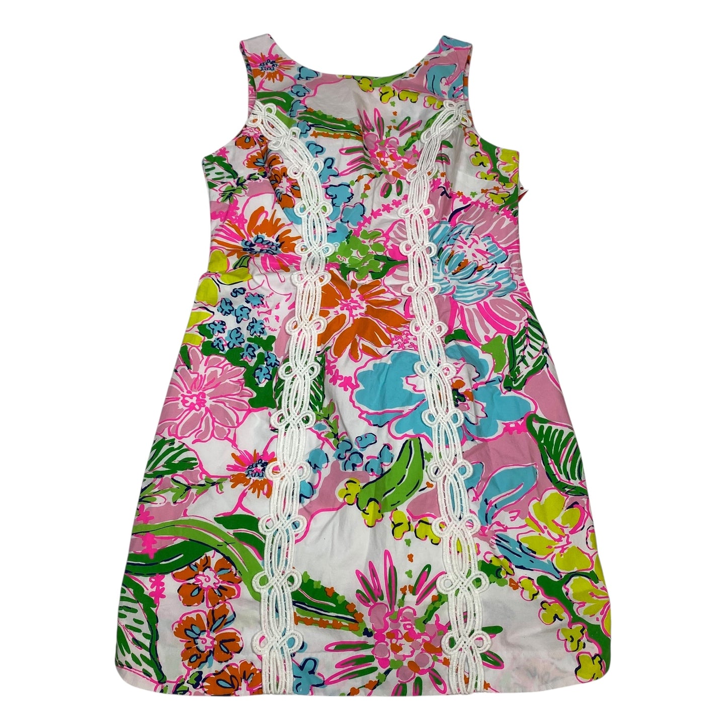 Dress Designer By Lilly Pulitzer In Pink & White, Size:S