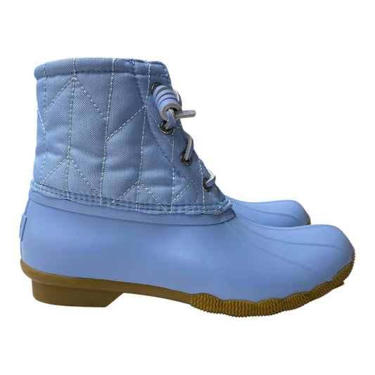 Boots Ankle Flats By Sperry In Blue, Size:7