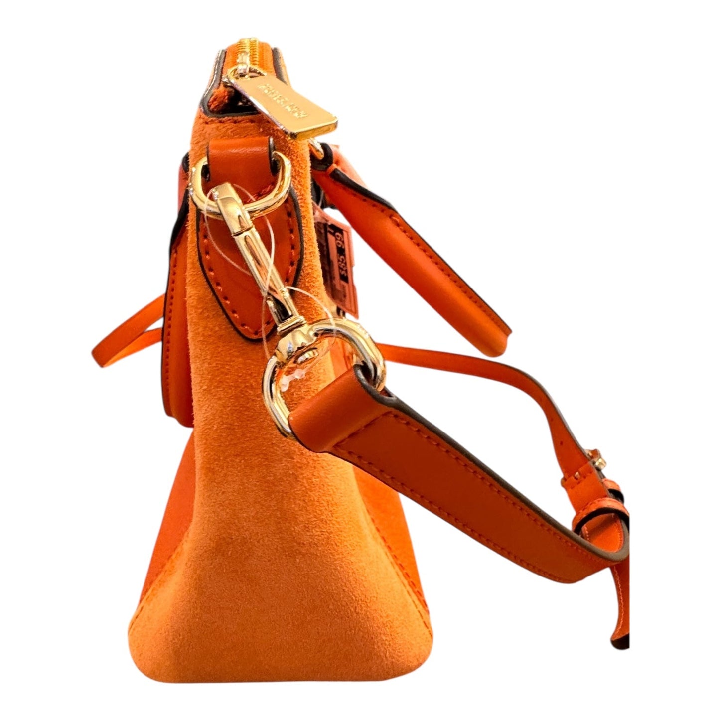 Handbag Designer By Michael Kors In Orange, Size:Medium