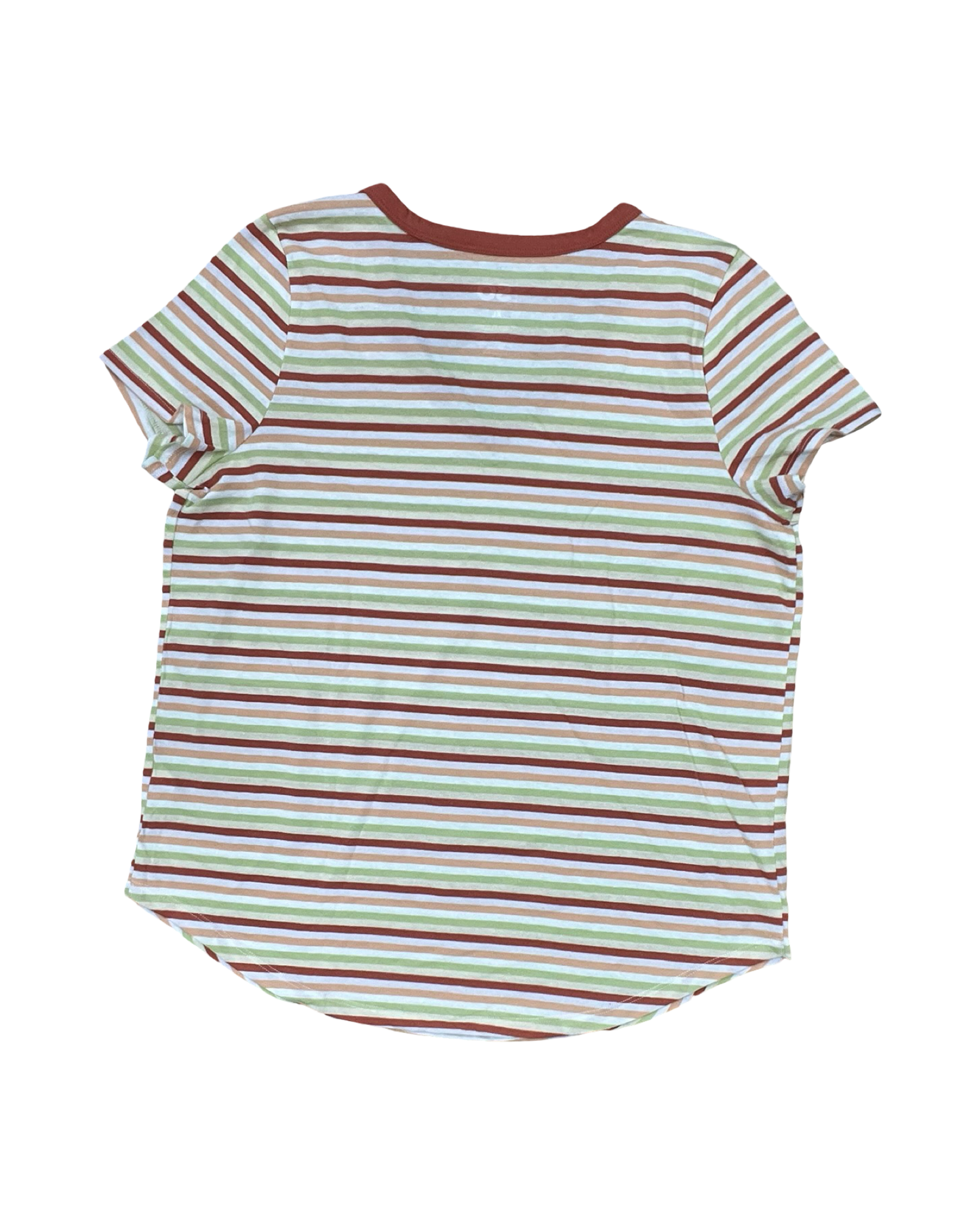 Top Ss By So In Orange & White, Size:Xl